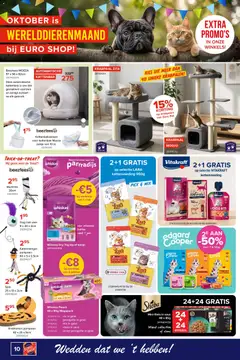 Euro Shop folder - Voorbeeld van een folder van Euro Shop, geldig van 24/09/2026 | Pagina: 10 | Producten: Vis, Saus, Pet, Kattenbak