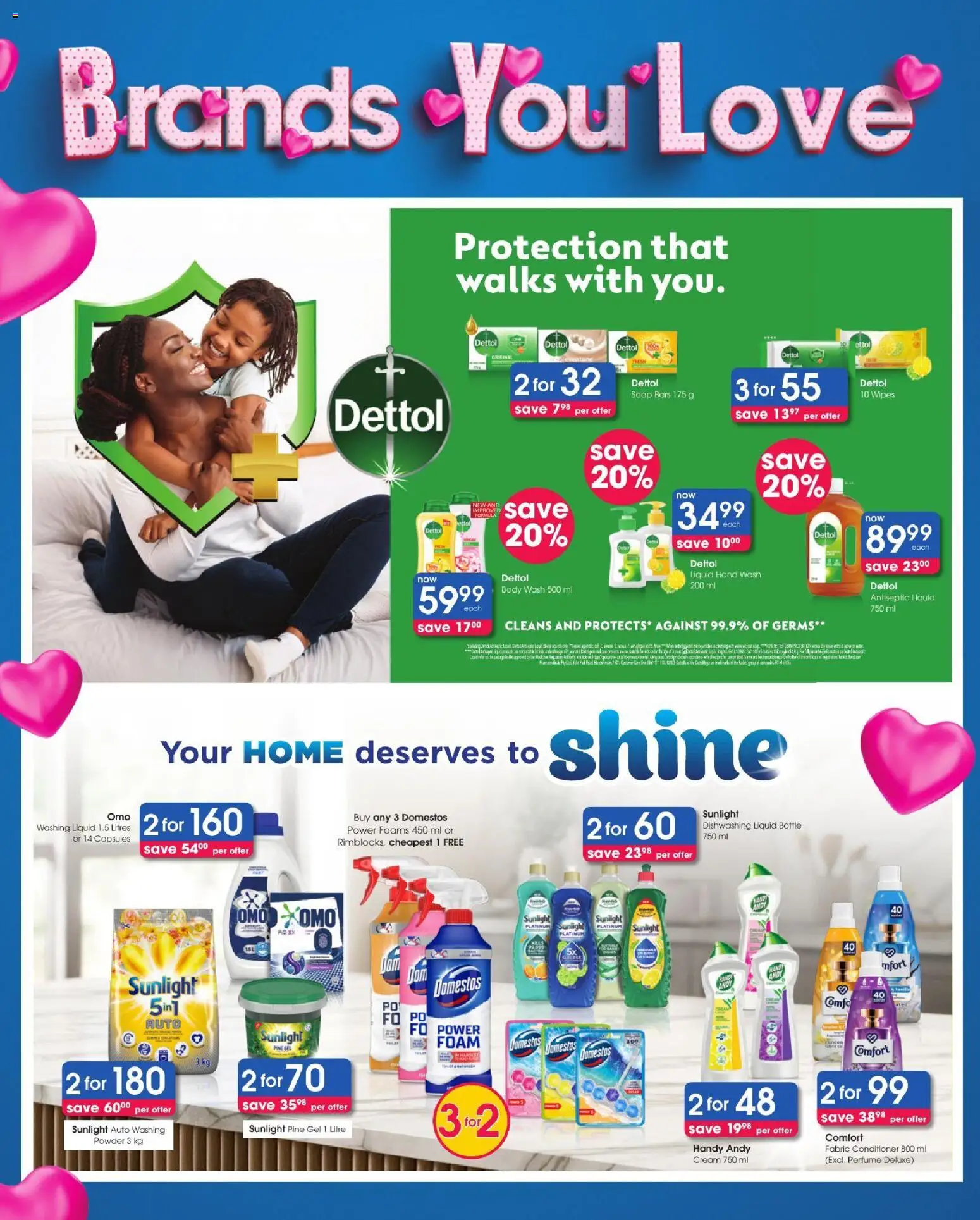 New Clicks catalogue – valid from 11/08/2026 | Page: 16 | Products: Antiseptic liquid, Perfume, Powder, Foam