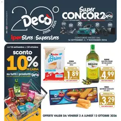 Anteprima del volantino Decò volantino iperStore, Superstore Sicilia valido a partire dal 02/10/2026