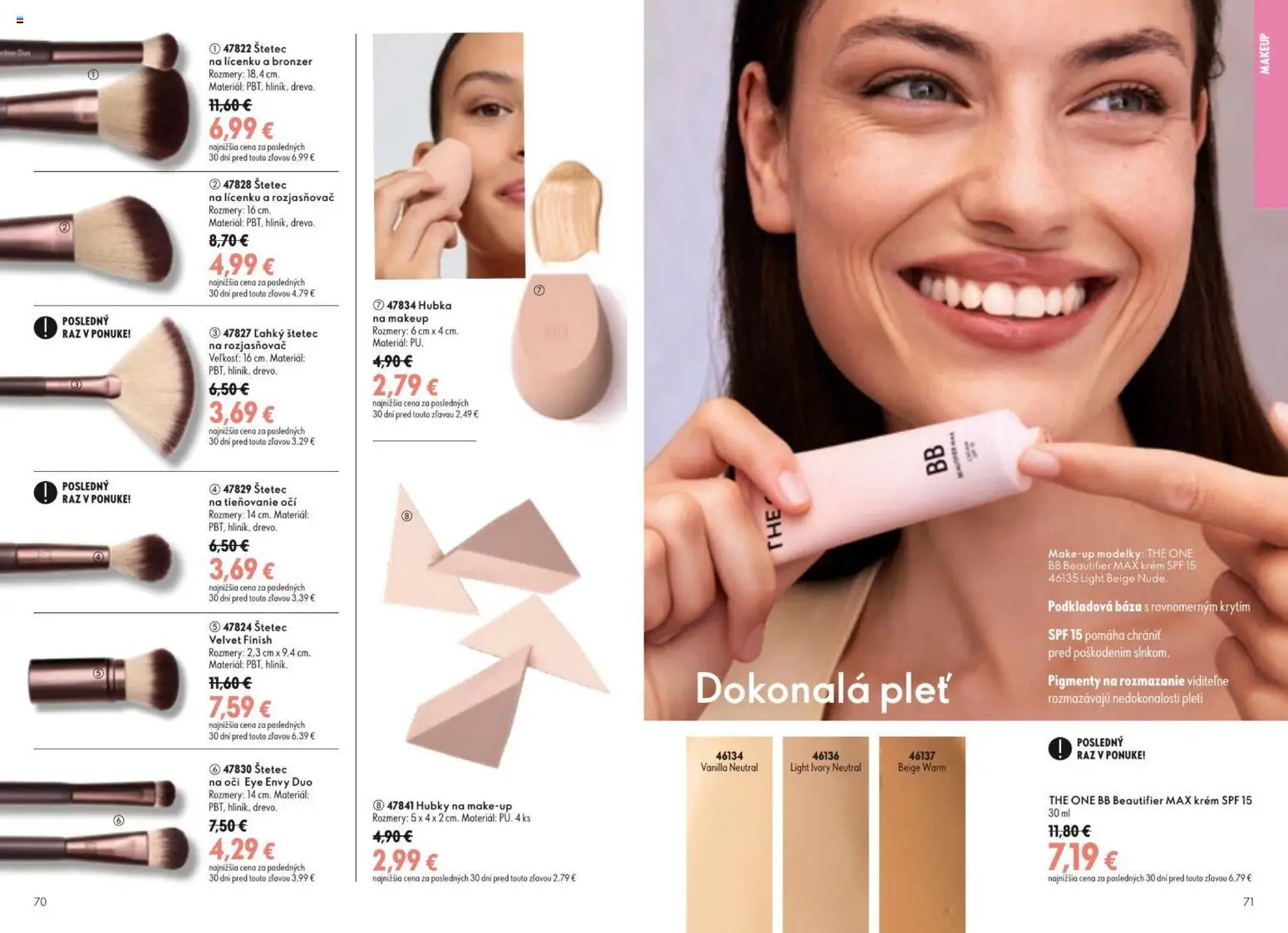 Nové Oriflame akcie – leták je platný od 19.08.2026 | Strana: 36 | Produkty: Bronzer, Rozjasňovač, Štetec, Krém