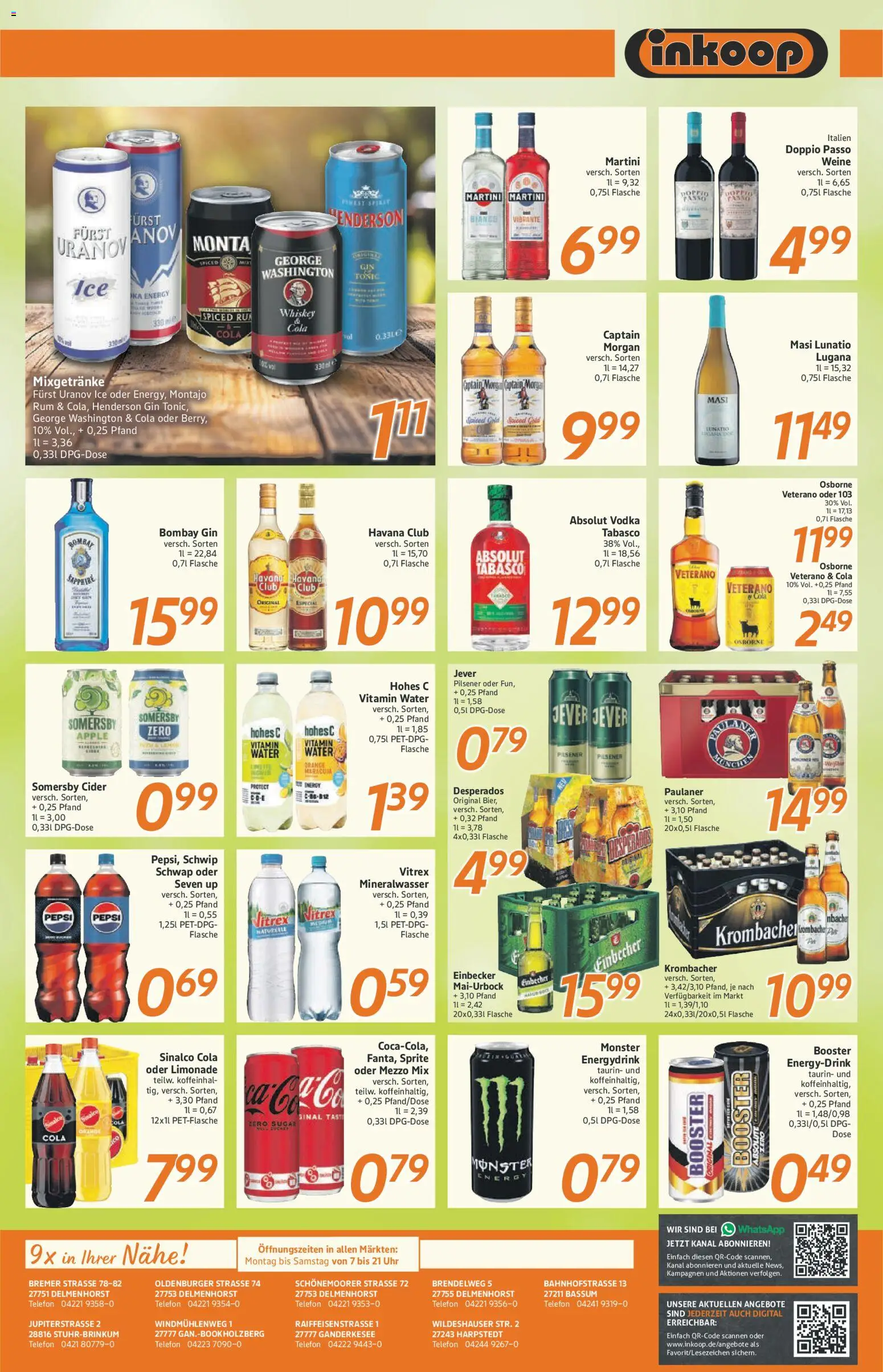 Inkoop Prospekt 	 – gültig ab 11.05.2026 | Seite: 7 | Produkte: Rum, Limonade, Hohes c, Gin