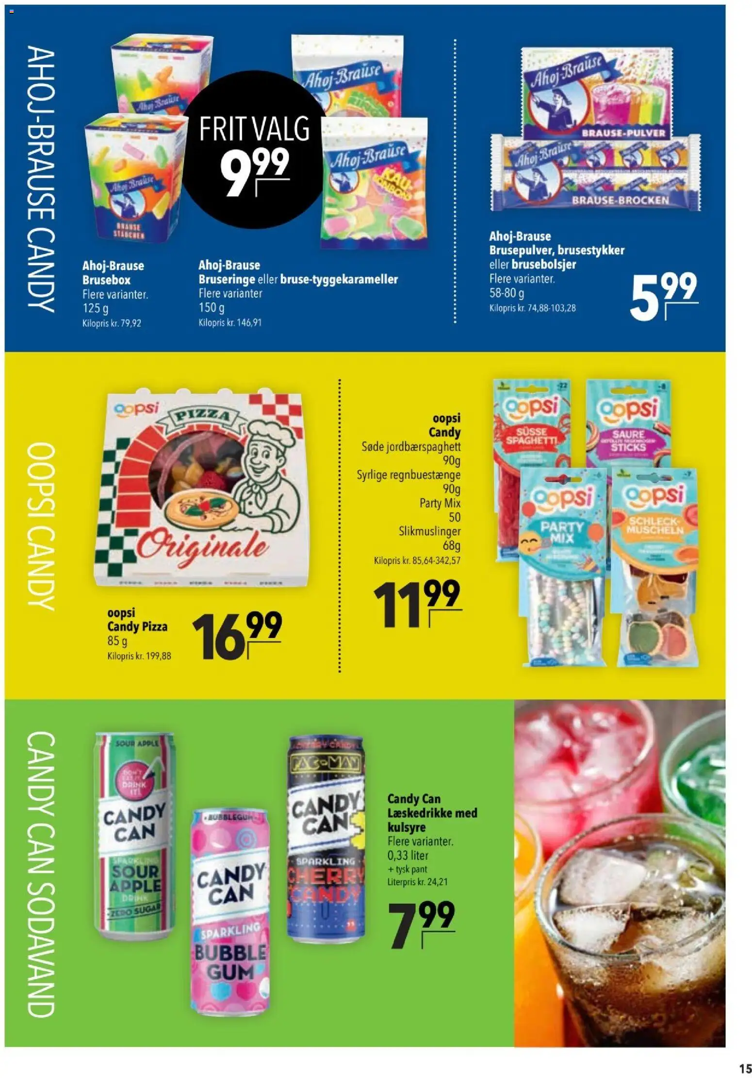 CITTI tilbudsavis – gyldig fra 15/07/2026 | Side: 15 | Produkter: Pizza, Spaghetti, Sodavand, Cherry