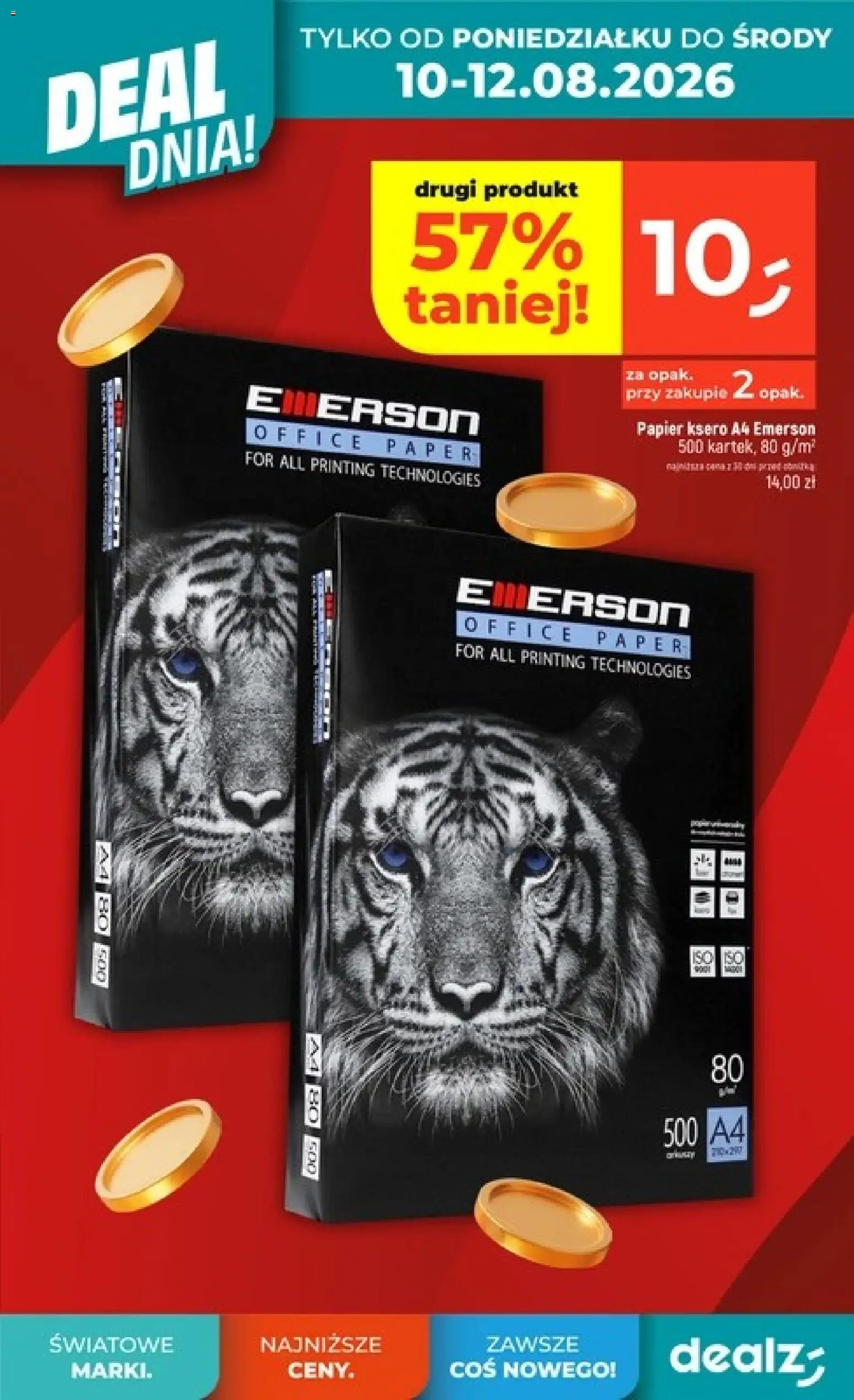 Dealz gazetka od 06.08.2026 | Strona: 5 | Produkty: Papier ksero