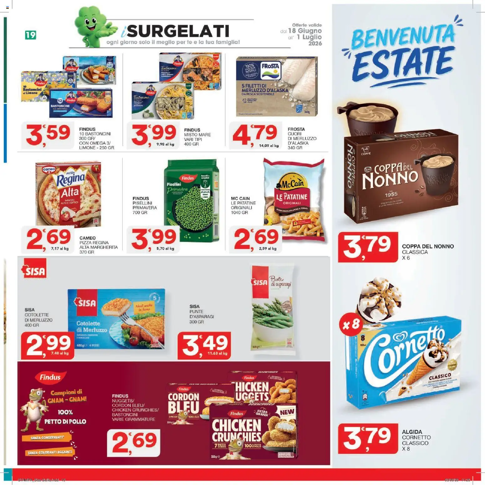 Volantino SISA del 18.06.2026 | Pagina: 19