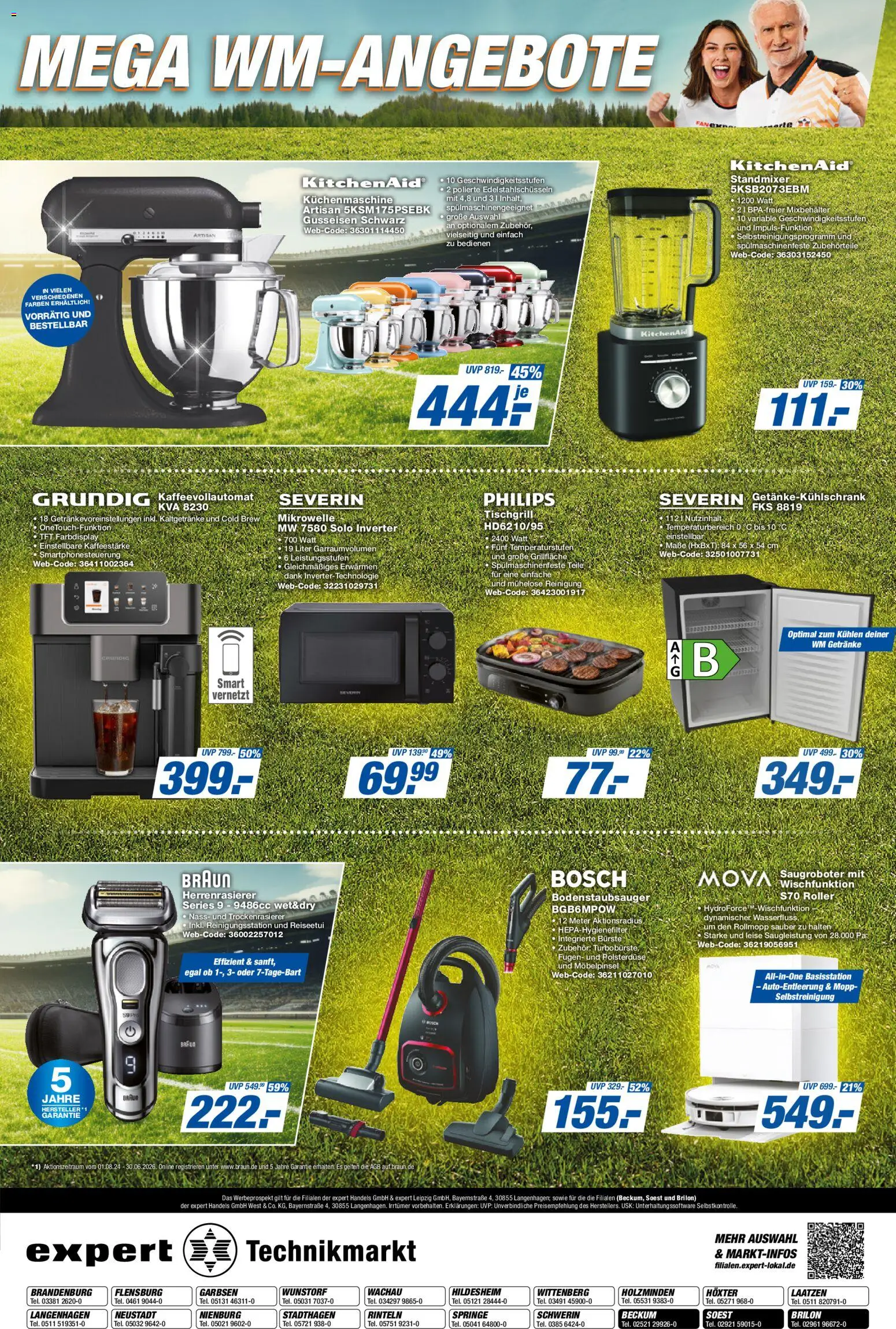 Expert Prospekt – gültig ab 05.06.2026 | Seite: 12 | Produkte: Bosch, Philips, Mikrowelle, Kaffeevollautomat