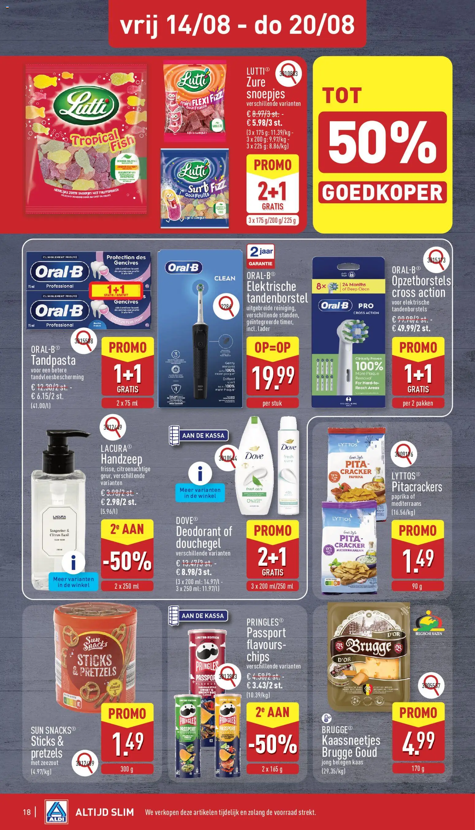 {H1} | Pagina: 18 | Producten: Chips, Zeezout, Deodorant, Tandpasta