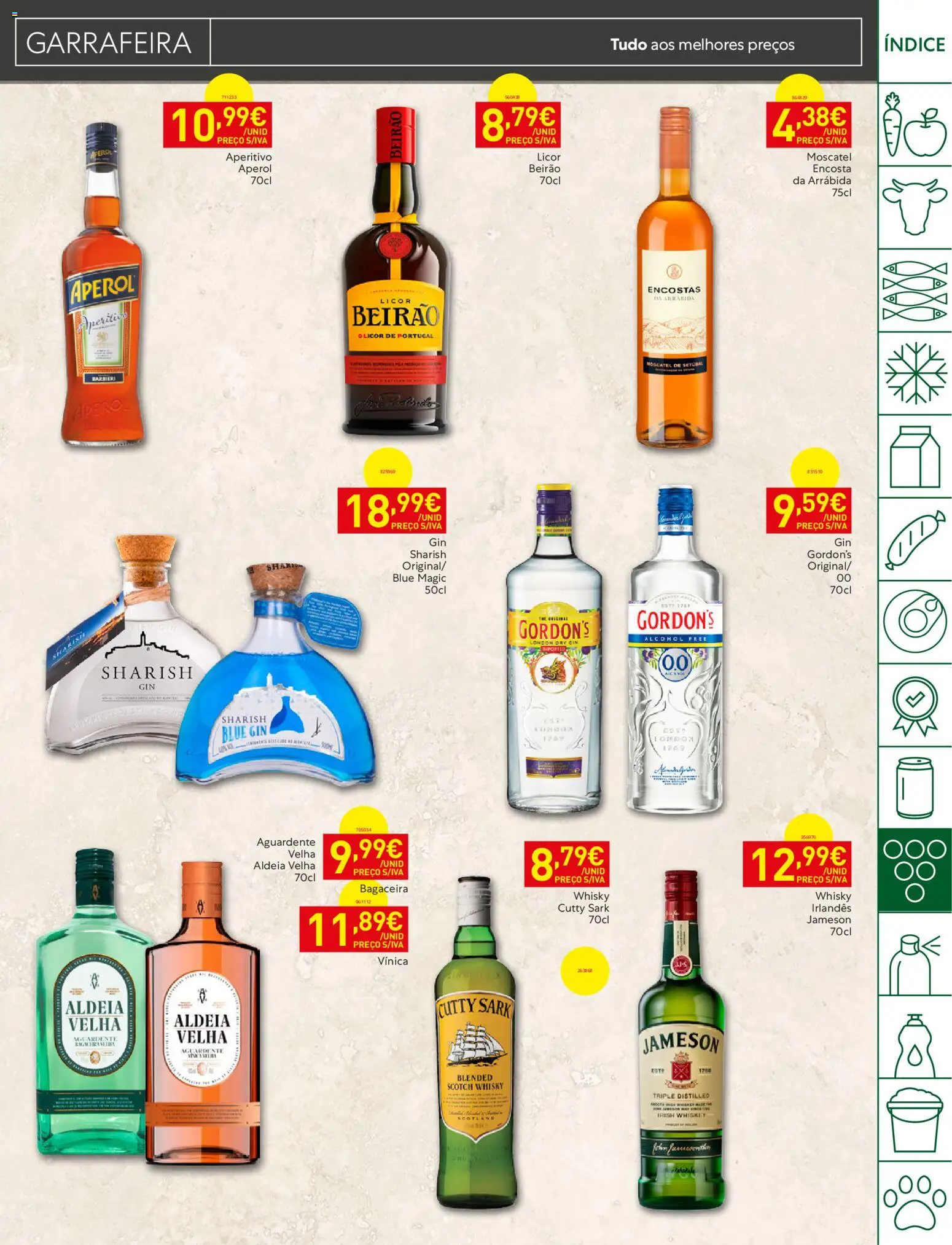 Recheio folheto Madeira │ válido de 01/09/2026 | Página: 27 | Produtos: Whisky, Aperol, Licor, Gin