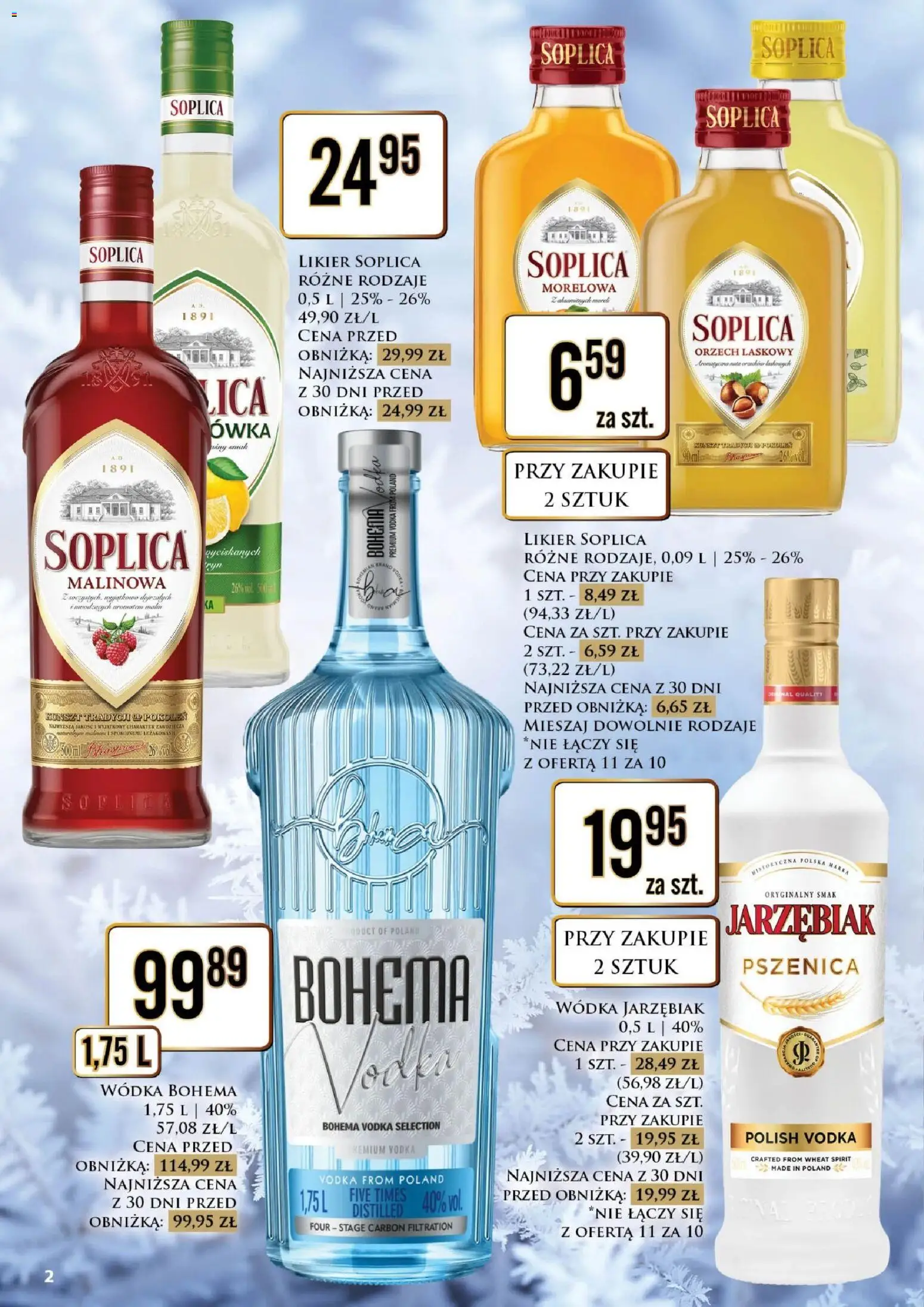 Dino gazetka alkoholowa od 28.08.2026 | Strona: 2 | Produkty: Soplica, Vodka, Wódka, Wódka jarzębiak