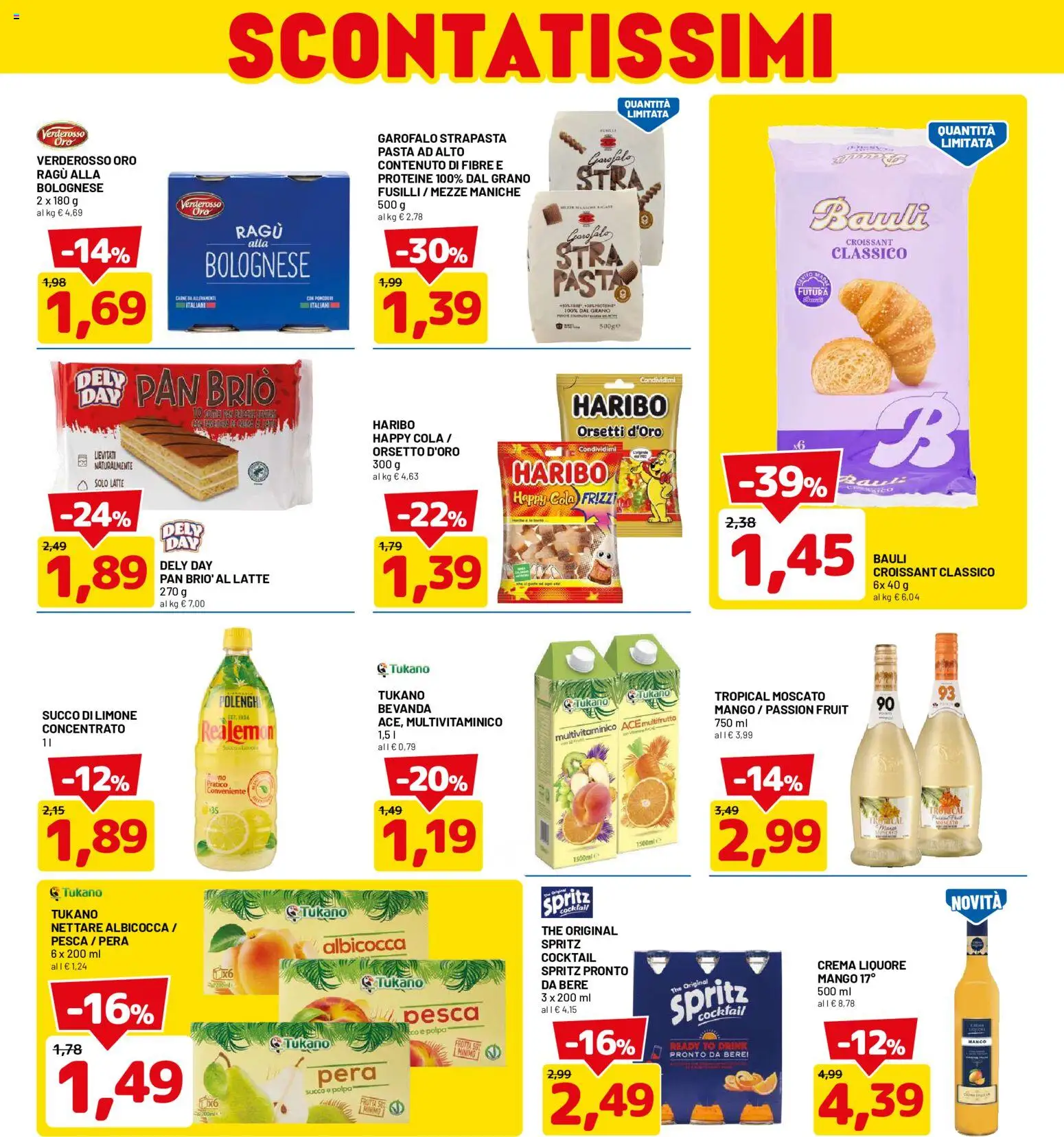 Volantino D Più del 01/10/2026 | Pagina: 15 | Prodotti: Garofalo, Mango, The, Fusilli
