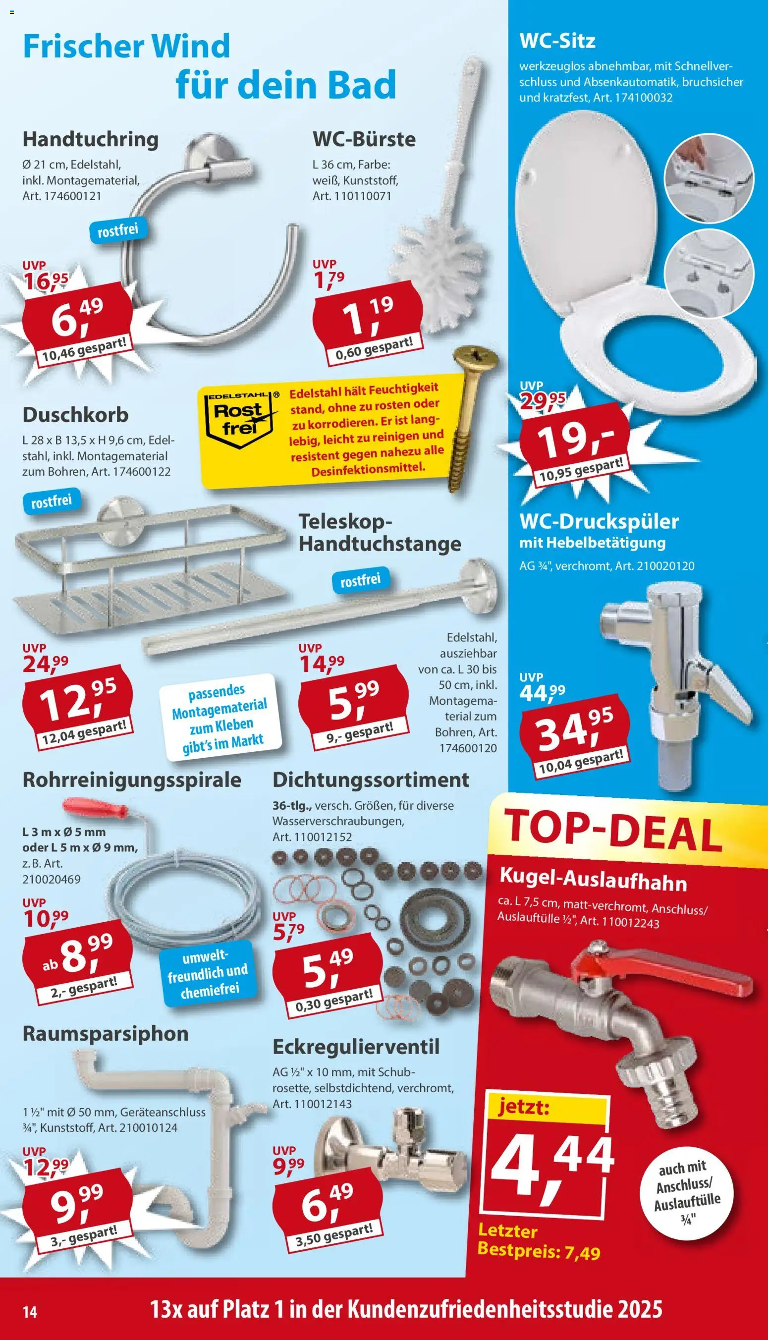 Sonderpreis Baumarkt Prospekt 	 – gültig ab 16.05.2026 | Seite: 14 | Produkte: Bad