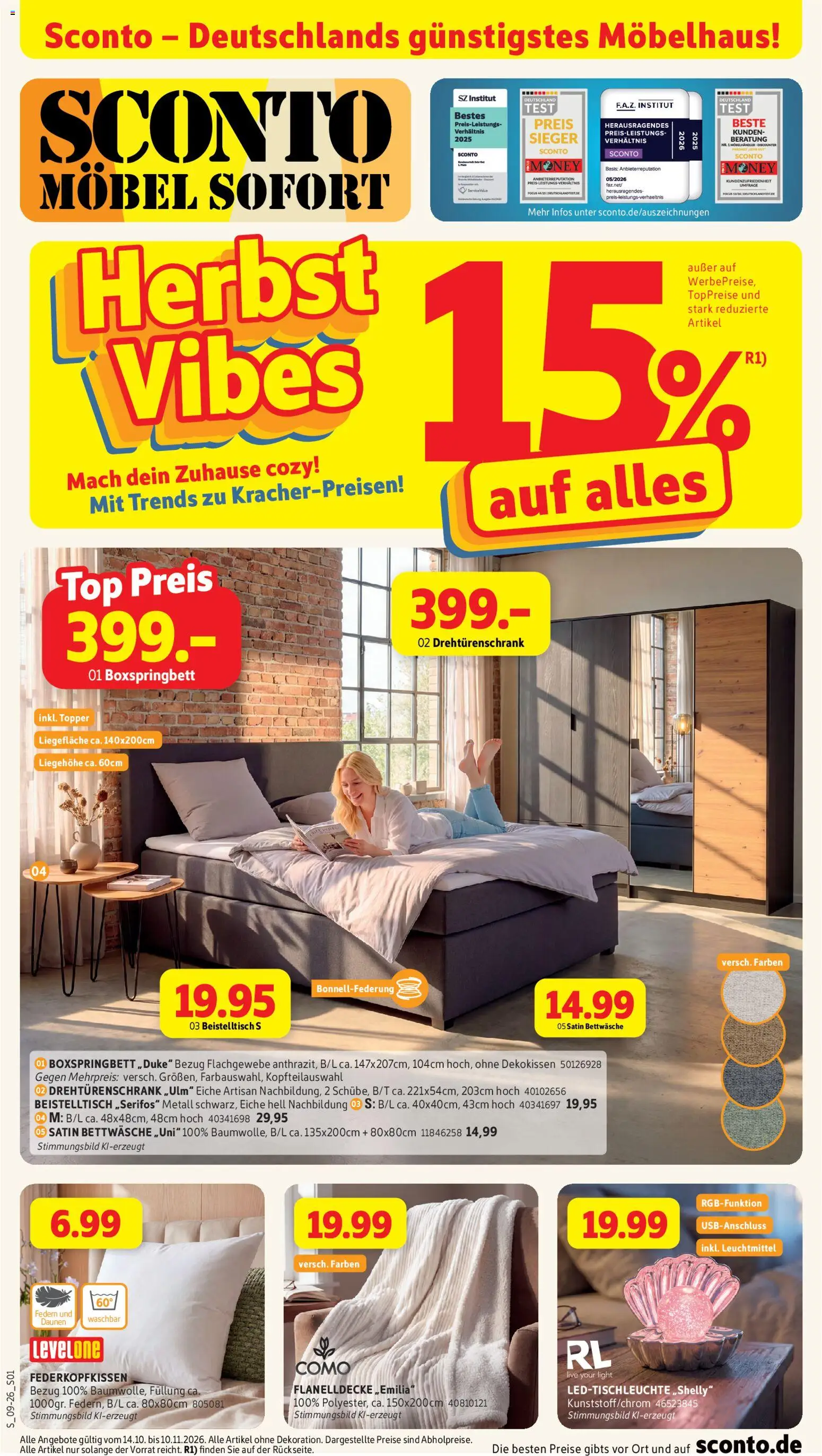 Sconto Prospekt – gültig ab 14.10.2026 | Seite: 1