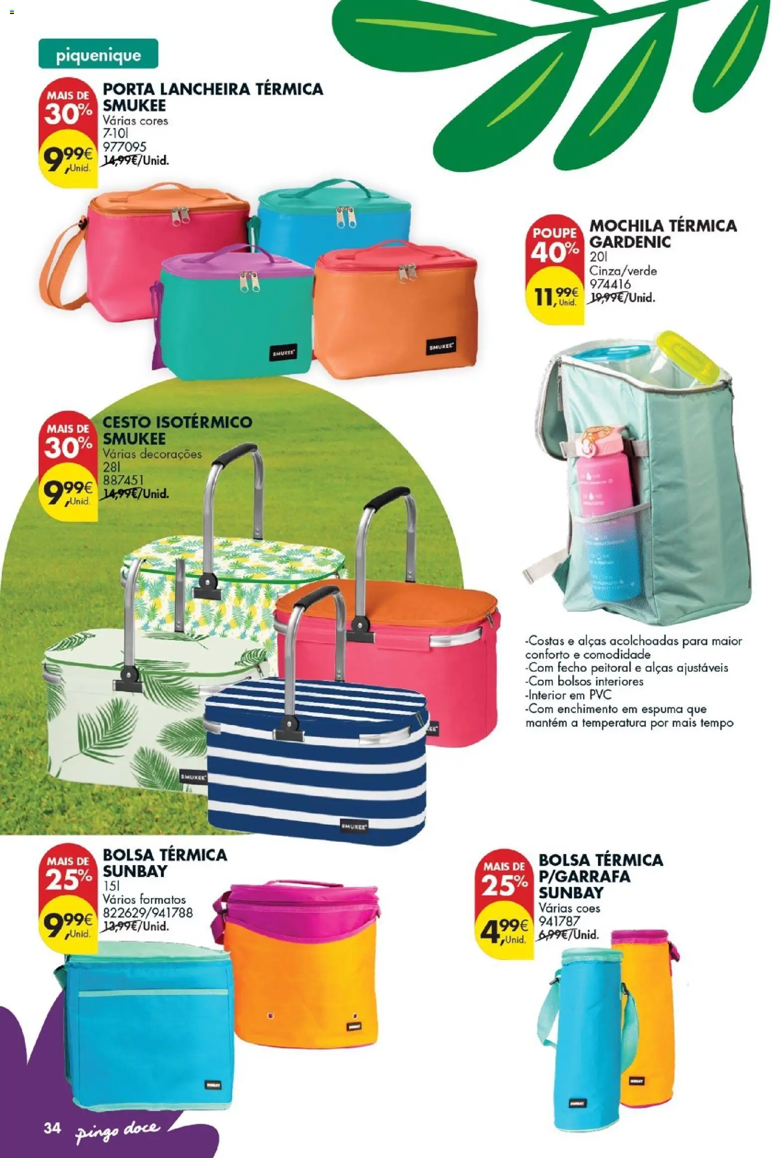 Pingo Doce Bazar Ar Livre │ válido de 05.05.2026 | Página: 36 | Produtos: Mochila, Porta, Bolsa