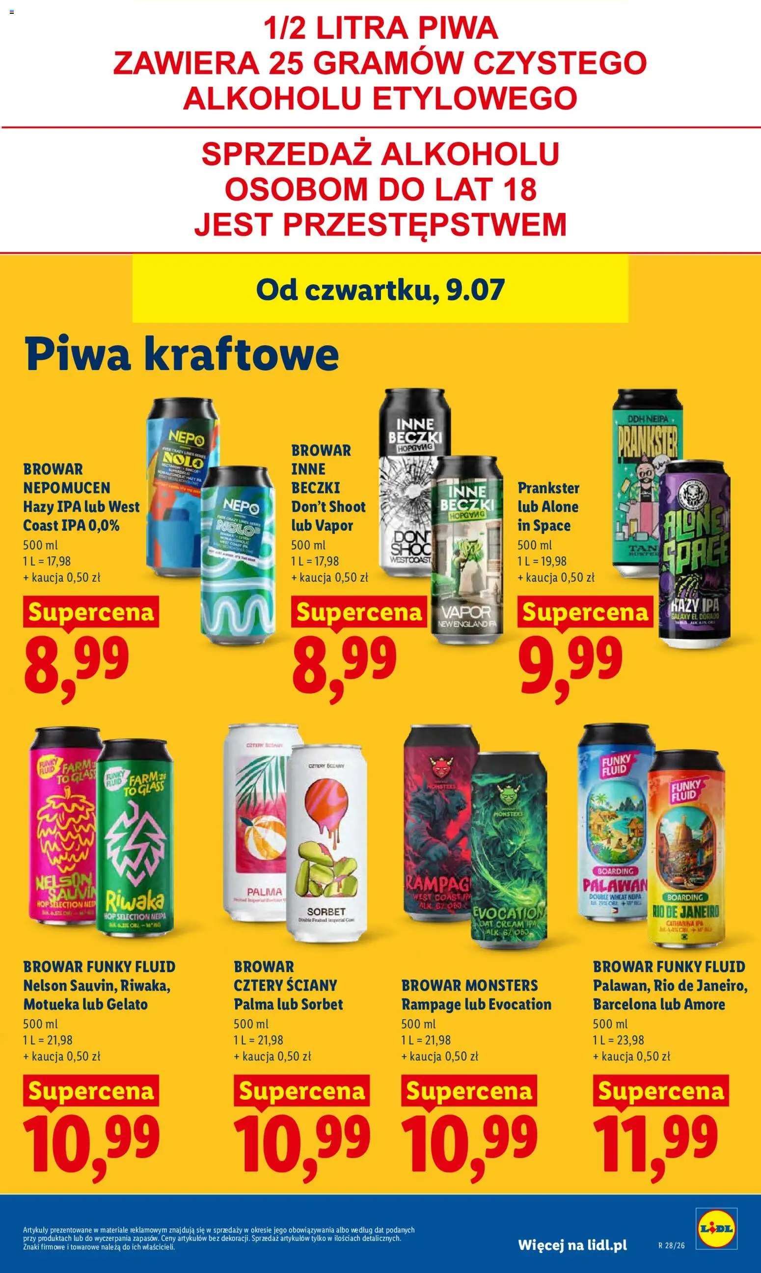 Lidl gazetka od 09.07.2026 | Strona: 73 | Produkty: Sorbet