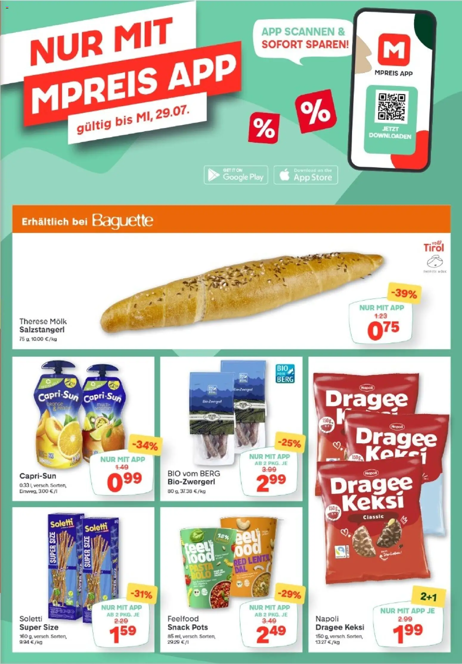 MPREIS Hohenems gültig ab 23.07.2026 | Seite: 17 | Produkte: Pasta, Jääkaappipakastin