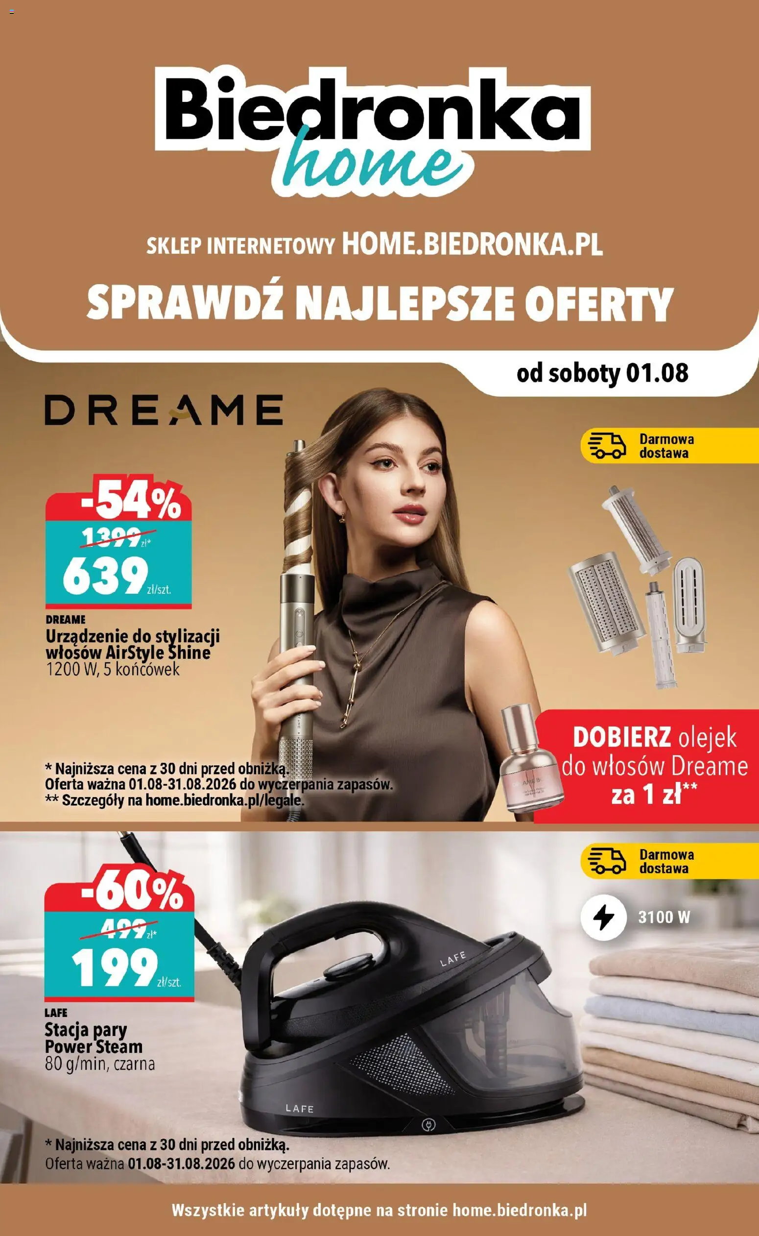 Biedronka Polsko leták - Home od 01.08.2026 | Strana: 1