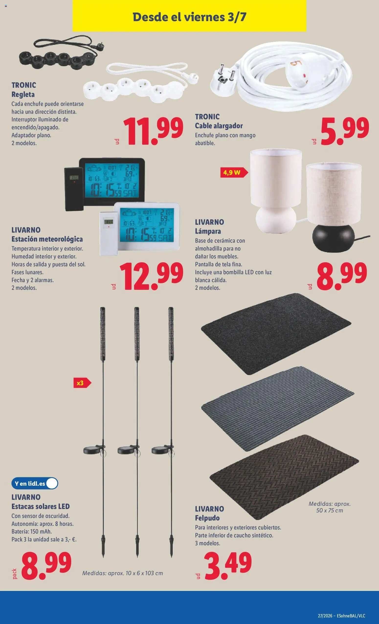 Lidl folleto de bazar │ válido desde el 29/06/2026 | Página: 29