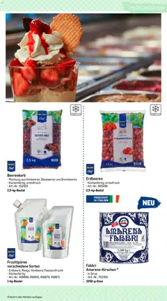 Metro Highlights Eisdiele und Café ab 09.03.2026 gültig | Seite: 6 | Produkte: Sirup, Mango, Blaubeeren, Erdbeeren