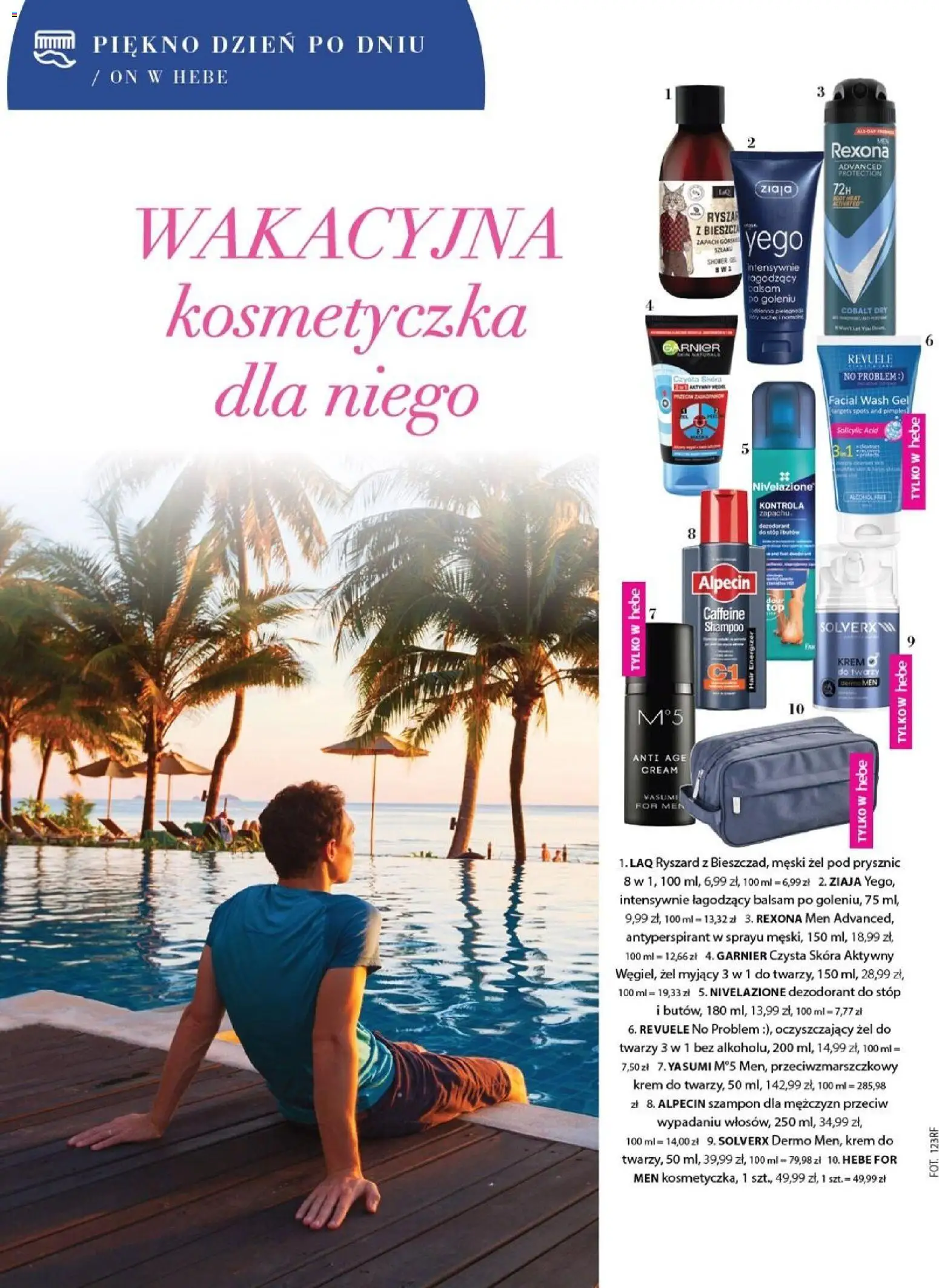Hebe gazetka - Magazyn od 01.07.2026 | Strona: 56 | Produkty: Prysznic, Zapach, Balsam po goleniu, Dezodorant