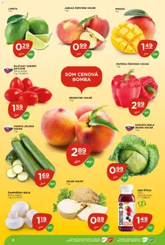 Terno leták platný od 25.06.2026 | Strana: 2 | Produkty: Paprika, Jablká, Kapusta biela, Broskyne