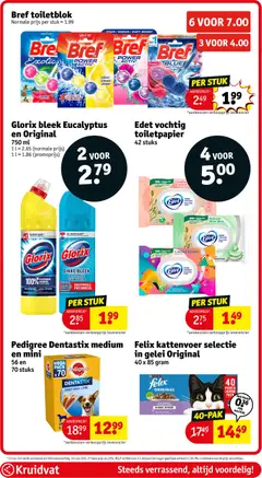 Kruidvat folder week 25 - Voorbeeld van een folder van Kruidvat, geldig van 16.06.2026 | Pagina: 41 | Producten: Burgonyapehely, Boost, Toilet, Geur