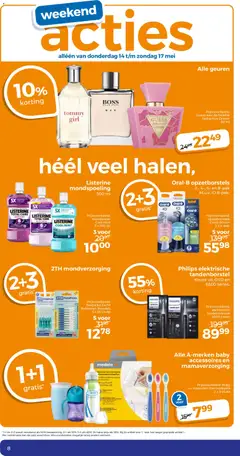 Trekpleister folder - Voorbeeld van een folder van Trekpleister, geldig van 12.05.2026 | Pagina: 8 | Producten: Elektrische tandenborstel, Borstels, Eau de toilette, Mondspoeling