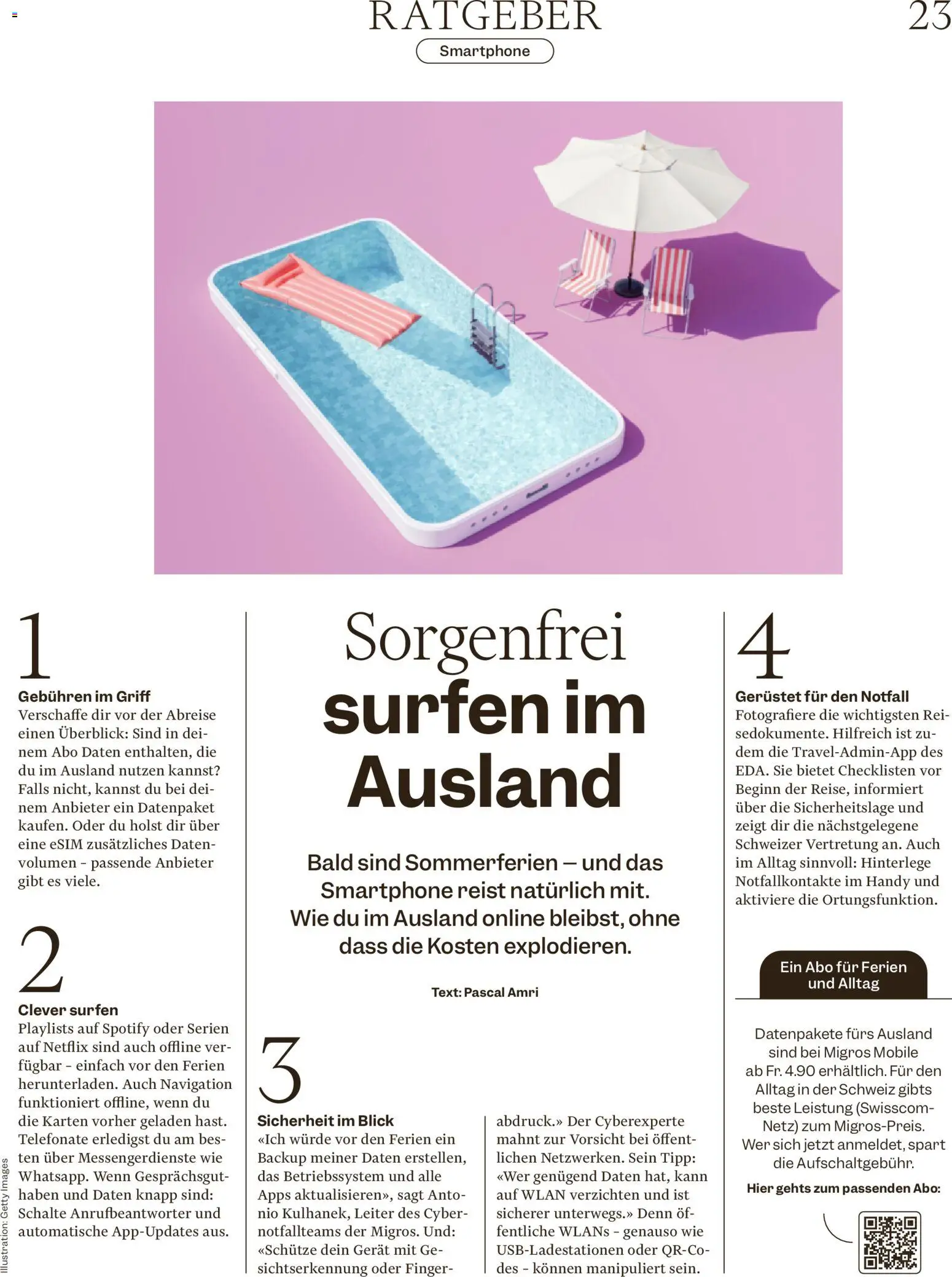 Migros aktionen Magazin – gültig ab 17.06.2026 | Seite: 23 | Produkte: Navigation, Smartphone