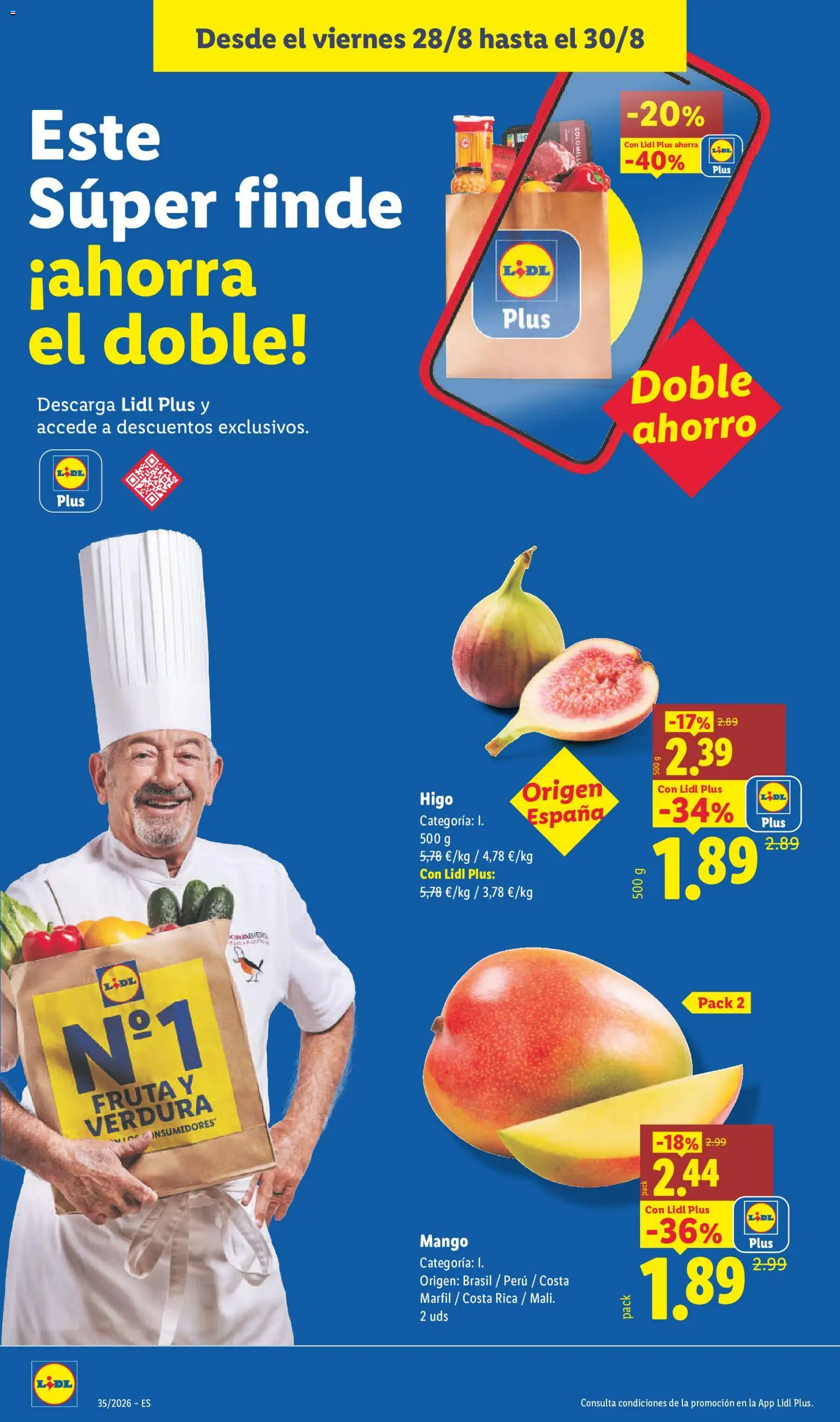 Lidl folleto │ válido desde el 24/08/2026 | Página: 22 | Productos: Fruta, Mango