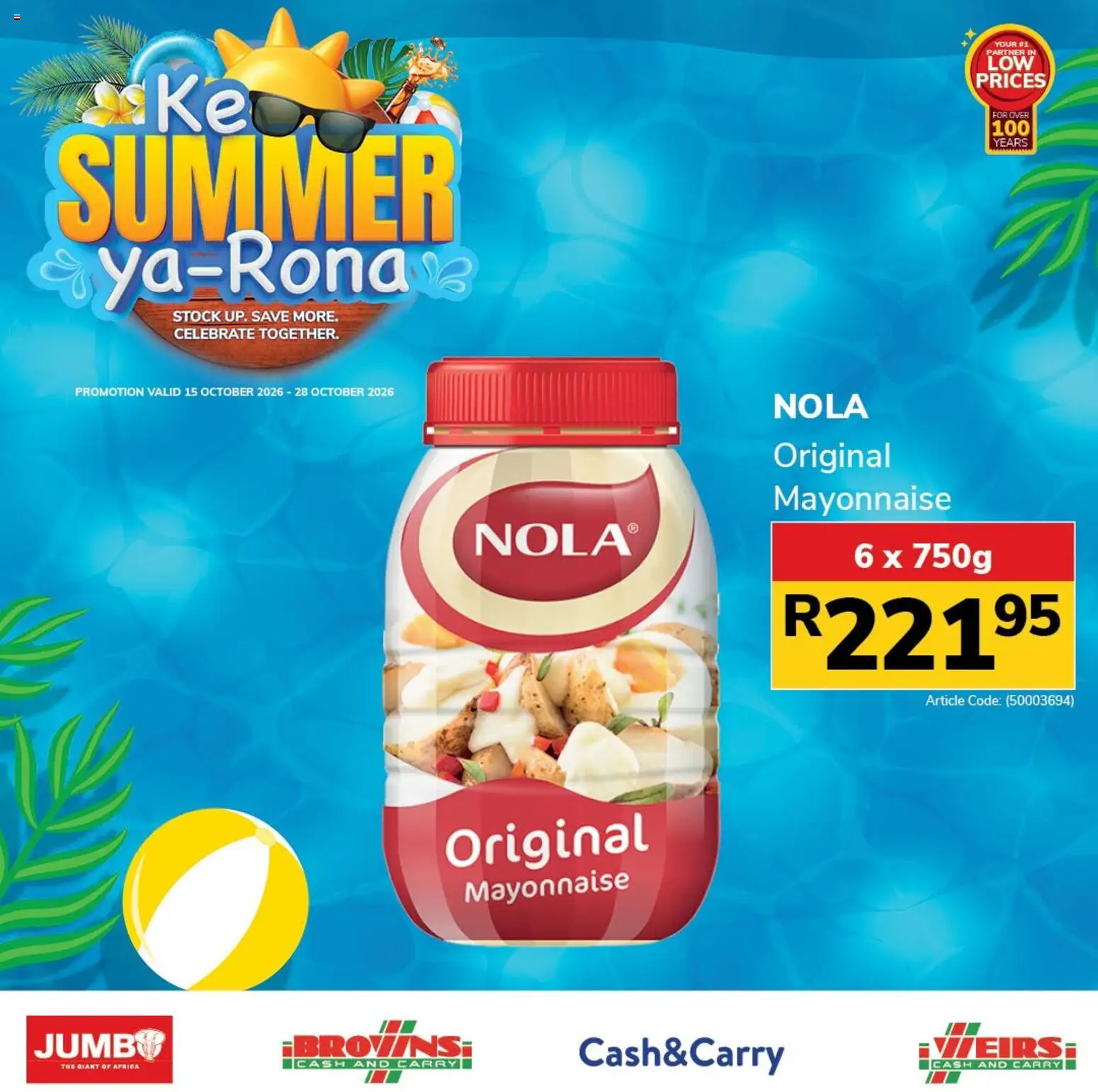 New Jumbo catalogue – valid from 15/10/2026 | Page: 3 | Products: Stock, Mayonnaise