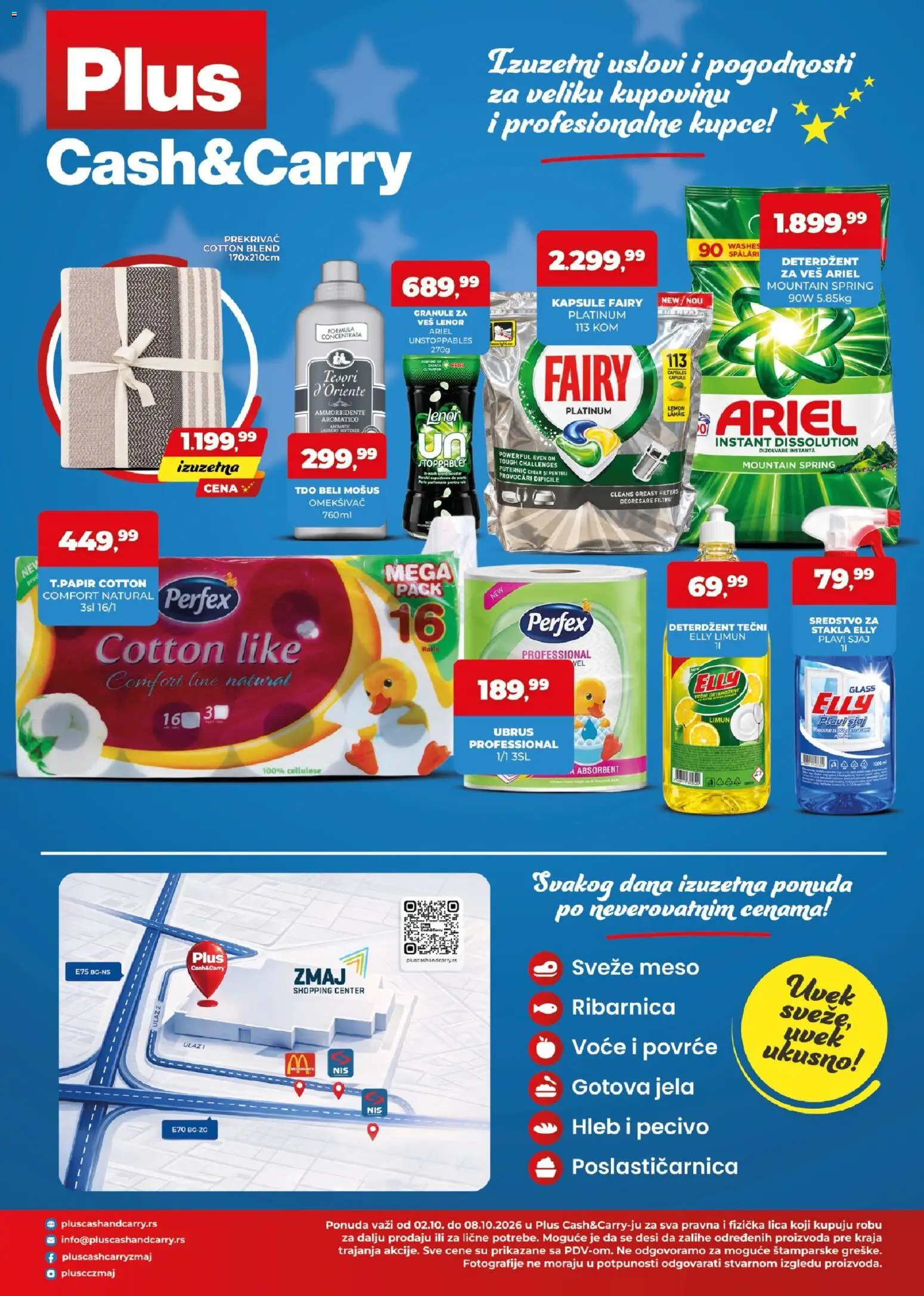 Plus Cash & Carry katalog - važi od 02.10.2026 | Strana: 4 | Proizvode: Lenor, Kapsule, Meso, Limun