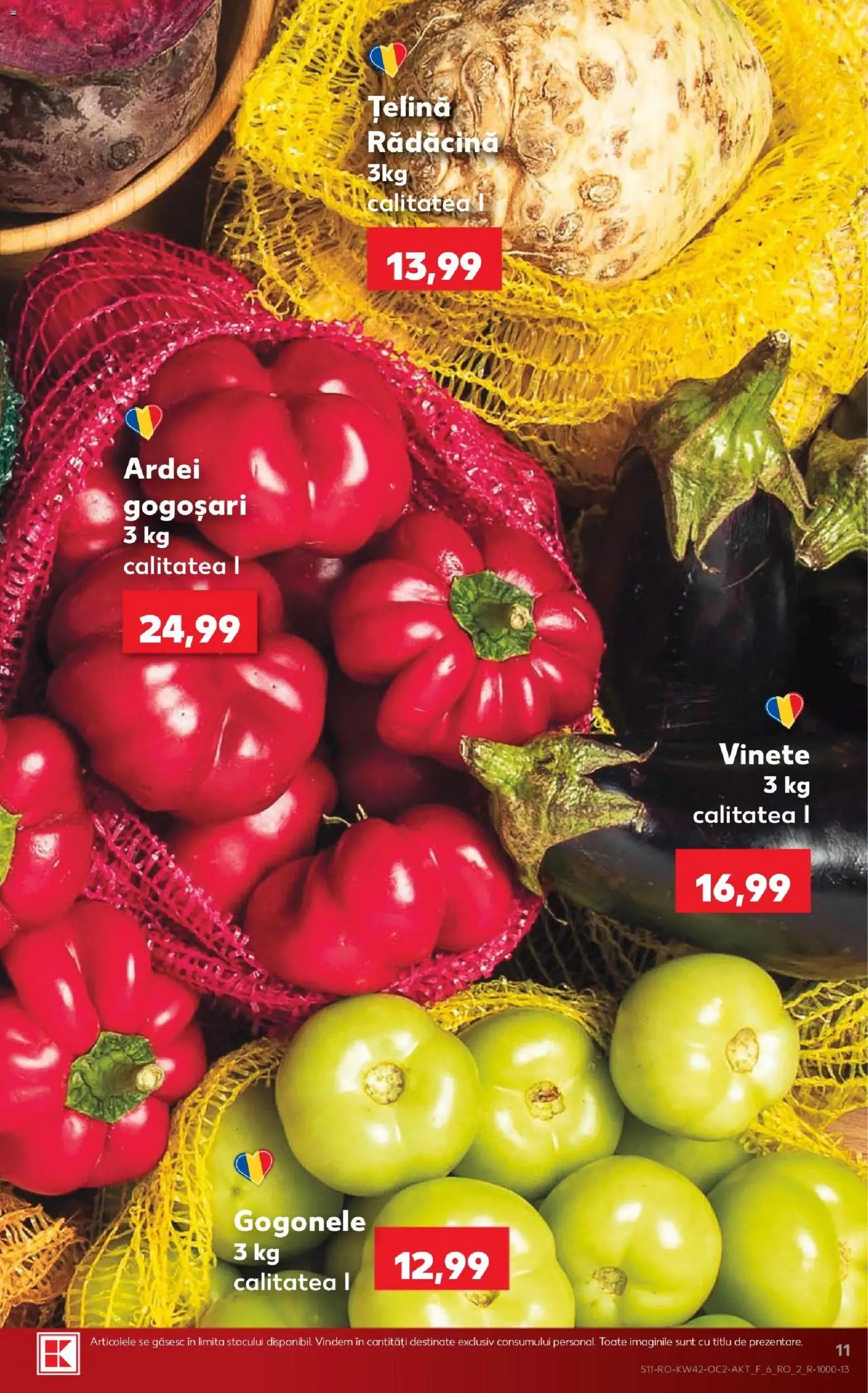 Kaufland RO akciós ujság - amely érvényes a következő dátumtól: 2026.10.14. | Oldal: 11