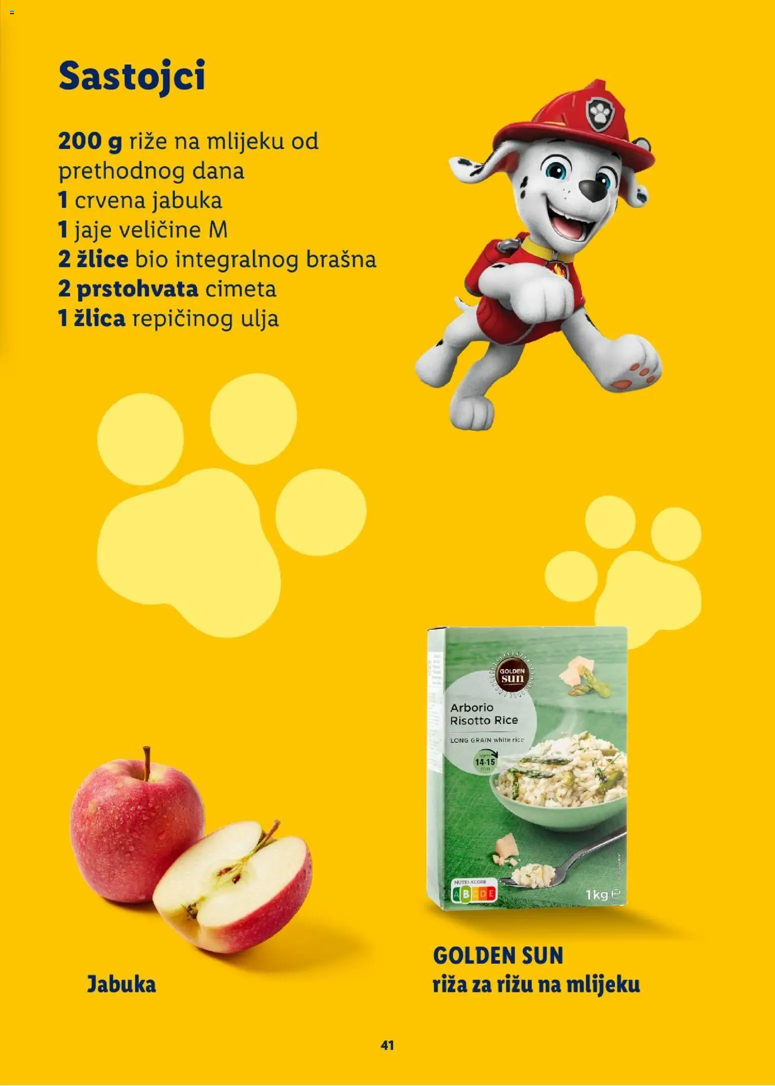 Lidl katalog | vrijedi od 20.07.2026 | Stranica: 41 | Proizvodi: Riža, Jabuka