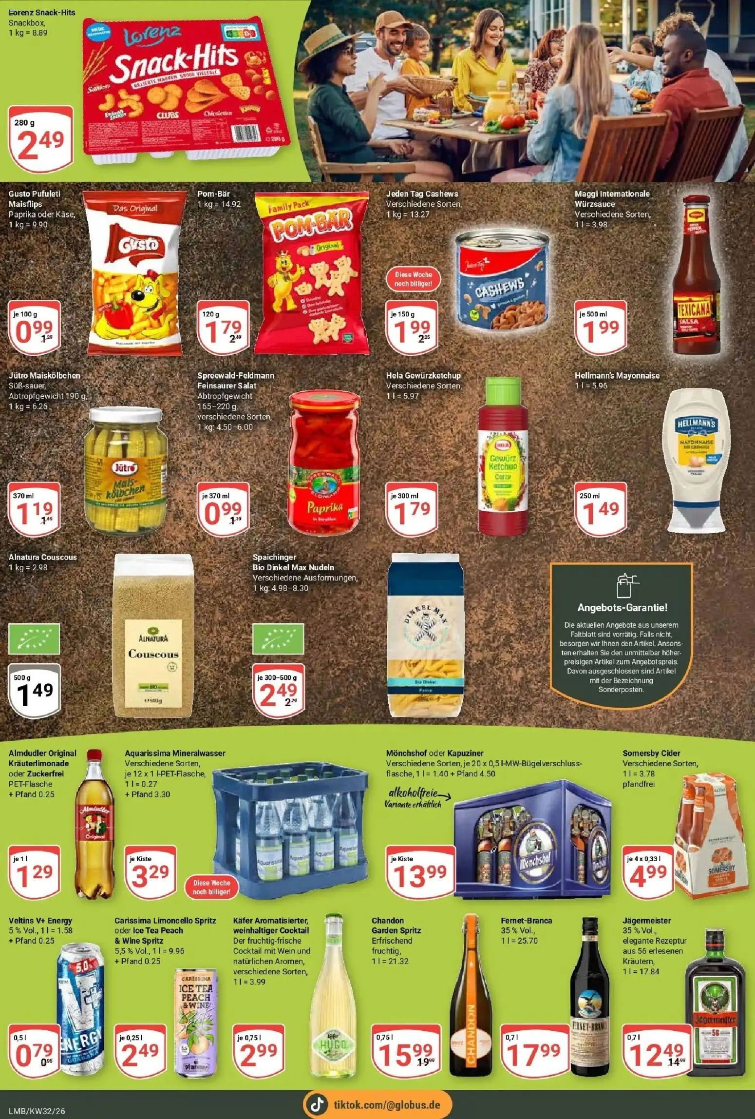 Globus Prospekt Limburg (ab 03.08.2026) » Angebote online | Seite: 22 | Produkte: Monchshof, Mais, Limoncello, Salat