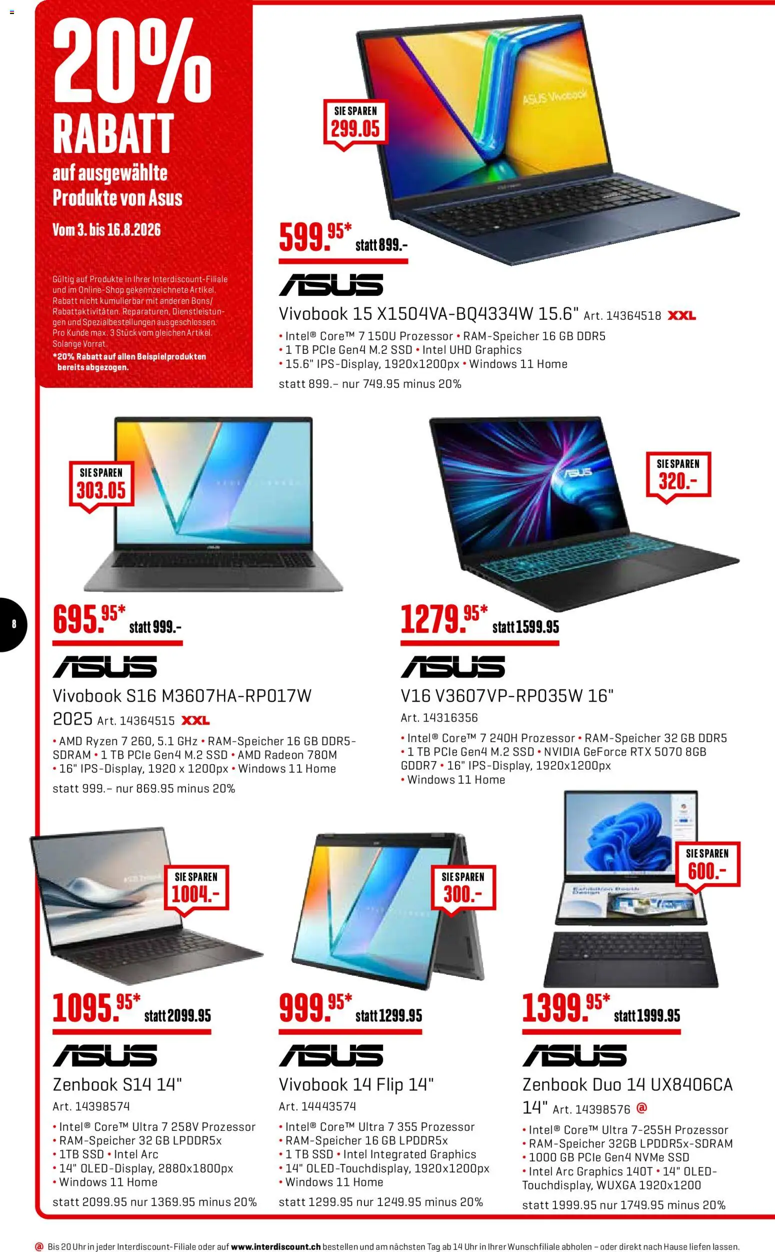 Interdiscount aktionen – gültig ab 03.08.2026 | Seite: 8