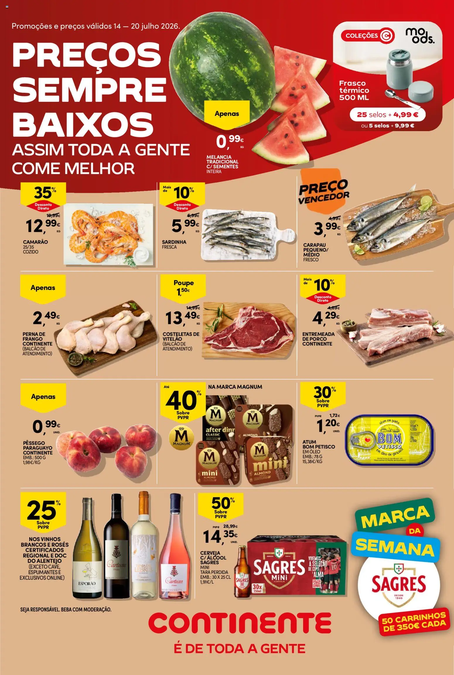 Continente Semanal Continente Bom Dia » de 14/07/2026 catalogue cover