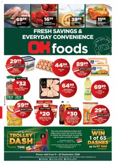 OK Foods specials catalogue – valid from 09/09/2026