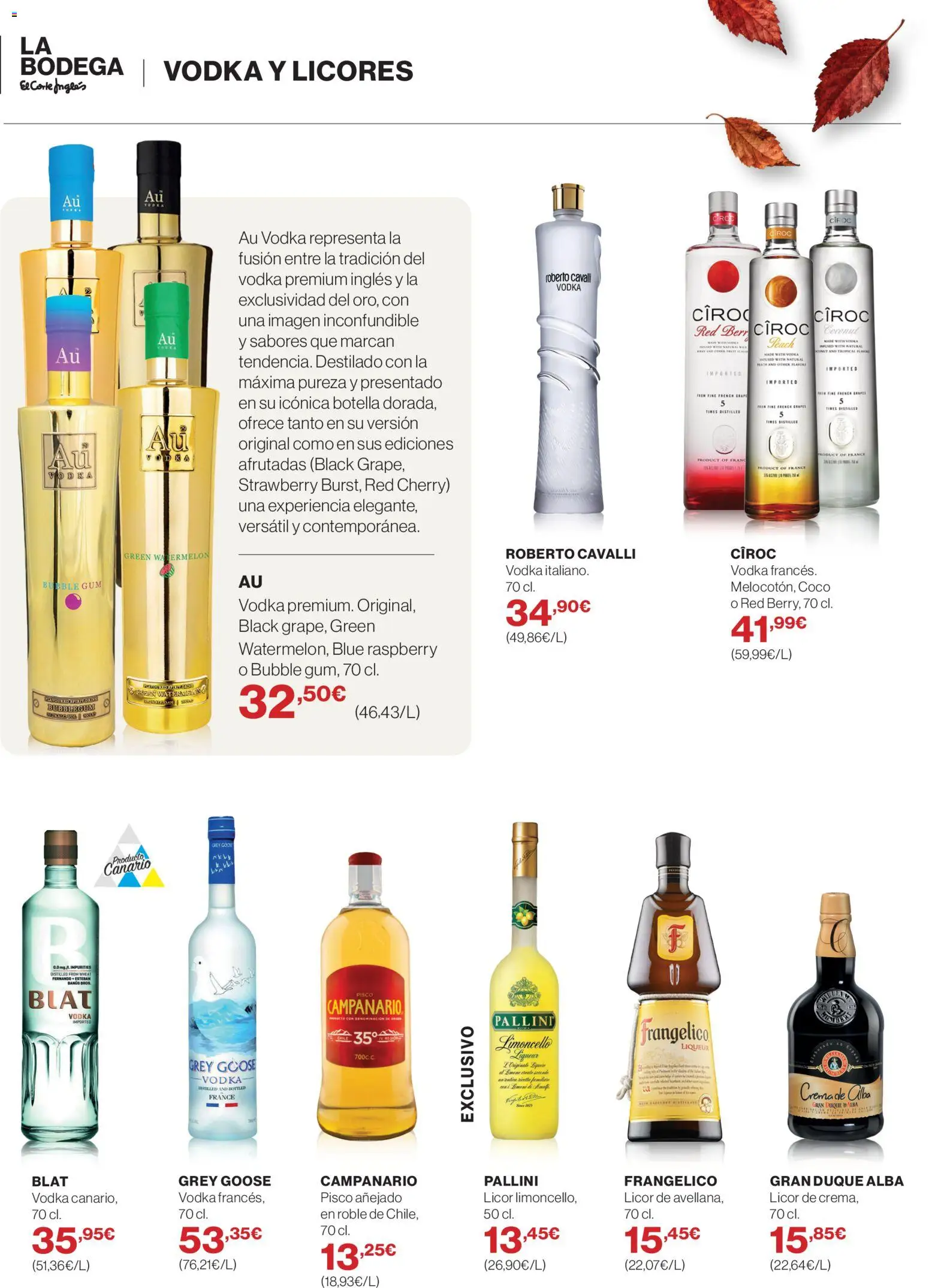Supercor Canarias │ válido desde el 01/10/2026 | Página: 30 | Productos: Licor, Coco, Vodka, Grey Goose
