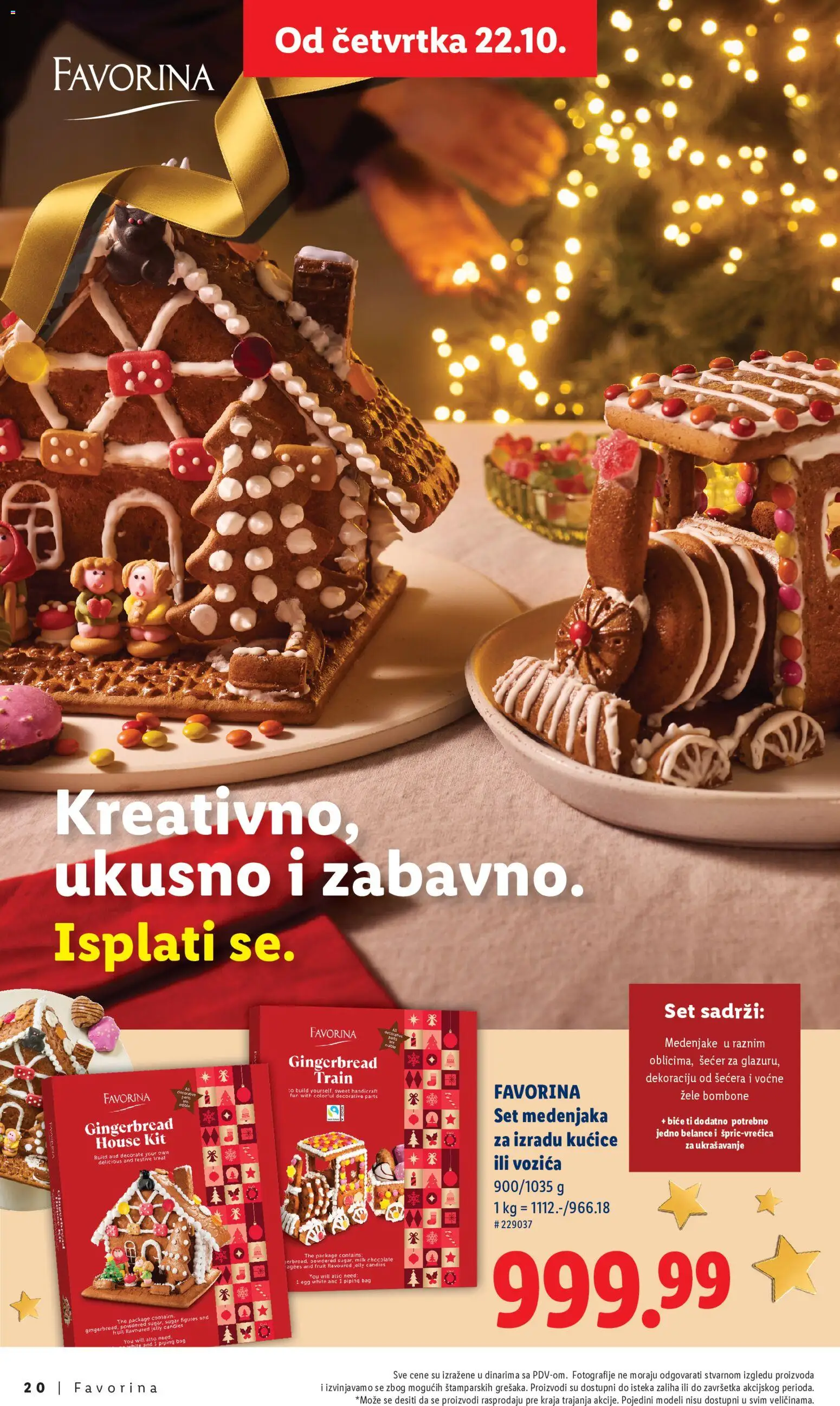 Lidl katalog - važi od 22.10.2026 | Strana: 20 | Proizvode: Bombone, Šećer
