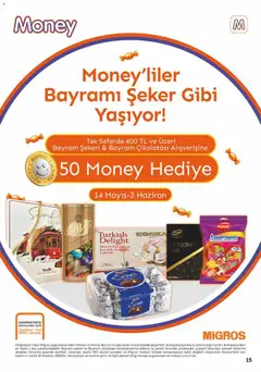 14.05.2026 tarihinden itibaren geçerli olan Migros kataloğu önizlemesi | Sayfa: 15