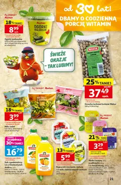Pogląd oferty "Auchan gazetka - 30 Lat Hipermarket" - ważna od 14.05.2026 | Strona: 21