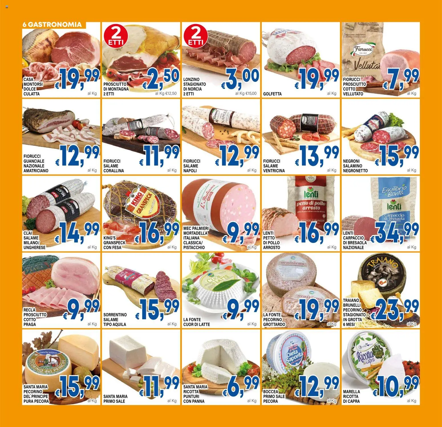 Volantino DEM del 20.05.2026 | Pagina: 6 | Prodotti: Salame, Sale, Latte, Pecorino