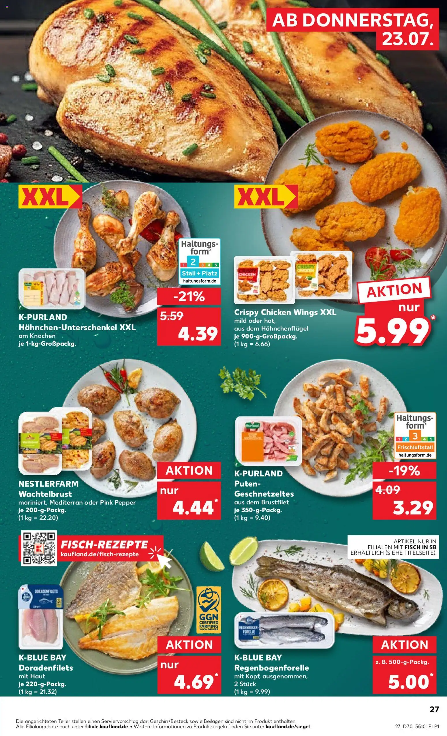 Kaufland Prospekt Leipzig – gültig ab 23.07.2026 | Seite: 27 | Produkte: Fisch