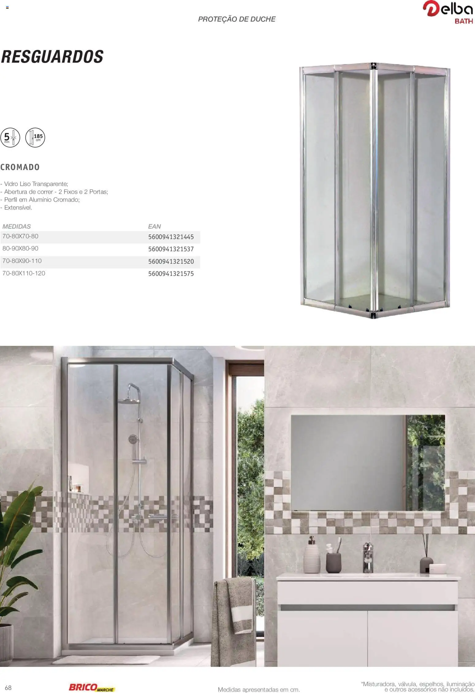 BricoMarché Catálogo de Inspiração Banho │ válido de 15/06/2026 | Página: 68 | Produtos: Iluminação