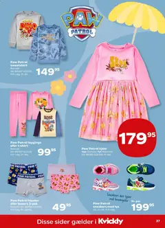 Paw Patrol sneakers med lys, Str. 24-30. Frit valg. gyldig fra 31/07/2026 | Side: 42 | Produkter: T-shirt, Leggings, Sneakers, Kjole