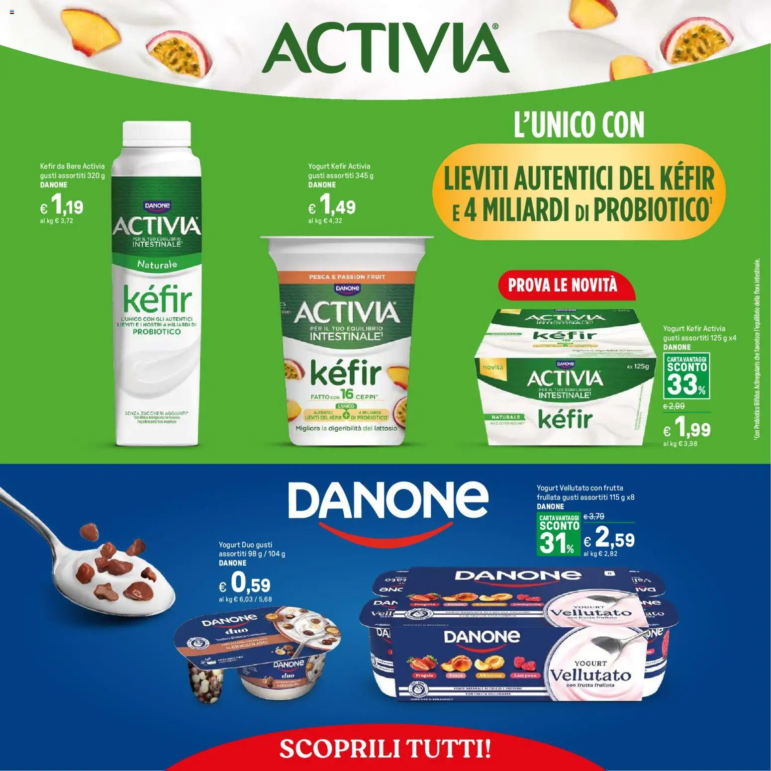 Volantino Iper del 04.06.2026 | Pagina: 41 | Prodotti: Yogurt, Frutta, Pesca, Lampone