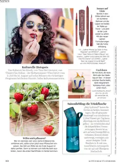 dm drogerie markt Active Beauty Magazin 07,08/2026 ab 01.08.2026 gültig | Seite: 10 | Produkte: Wasser, Tasche