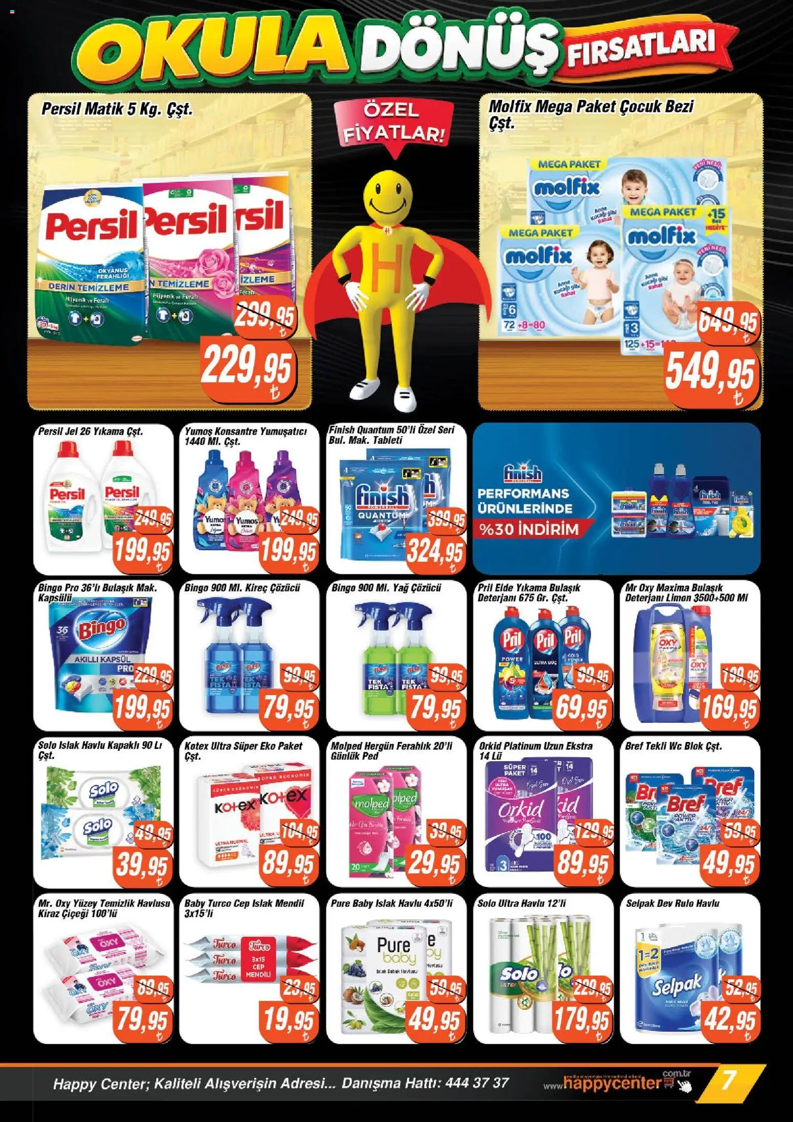 Happy Center Katalog - 09 Eylül 2026 tarihinden itibaren geçerlidir | Sayfa: 7 | Ürünler: Kireç çözücü, Yağ, Limon, Kiraz