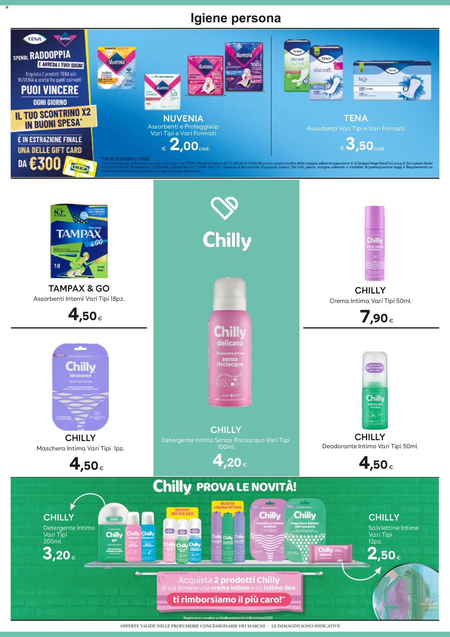 Volantino Idea bellezza del 01.05.2026 | Pagina: 18 | Prodotti: Crema, Maschera, Detergente intimo, Detergente