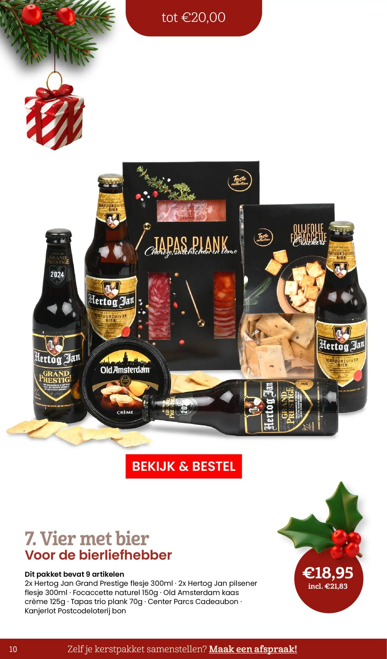 {H1} | Pagina: 10 | Producten: Bier, Cadeaubon, Plank, Crème