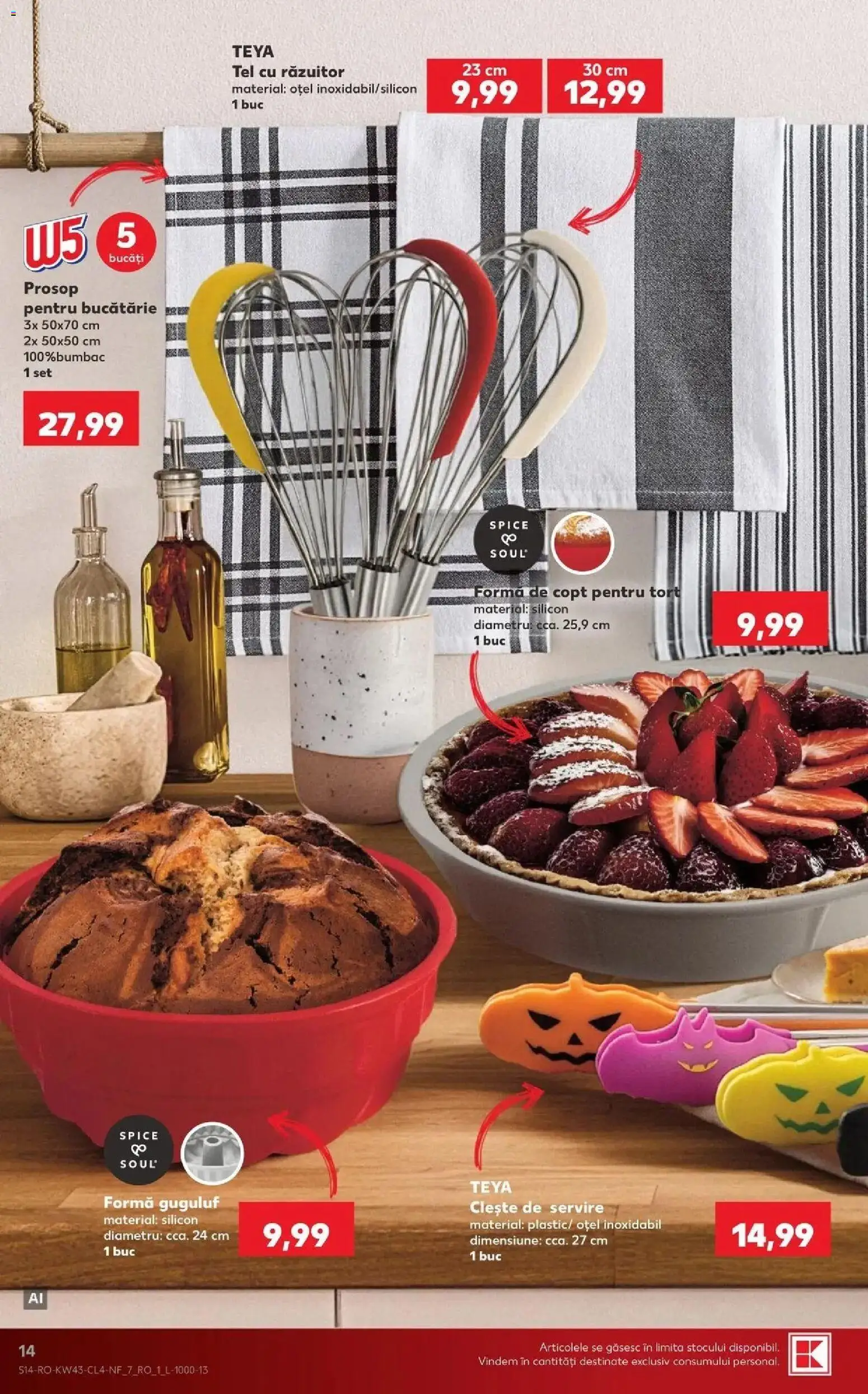Noul catalog Kaufland – valabil de la 21.10.2026 | Pagină: 14 | Produse: Clește, Bucătărie, Tort
