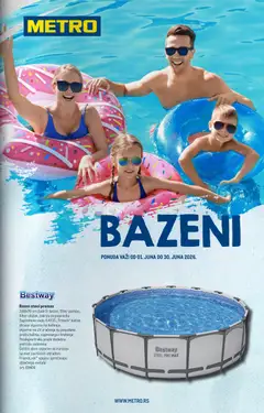 Metro katalog Bazeni - pregled Metro kataloga - važi od 01.06.2026